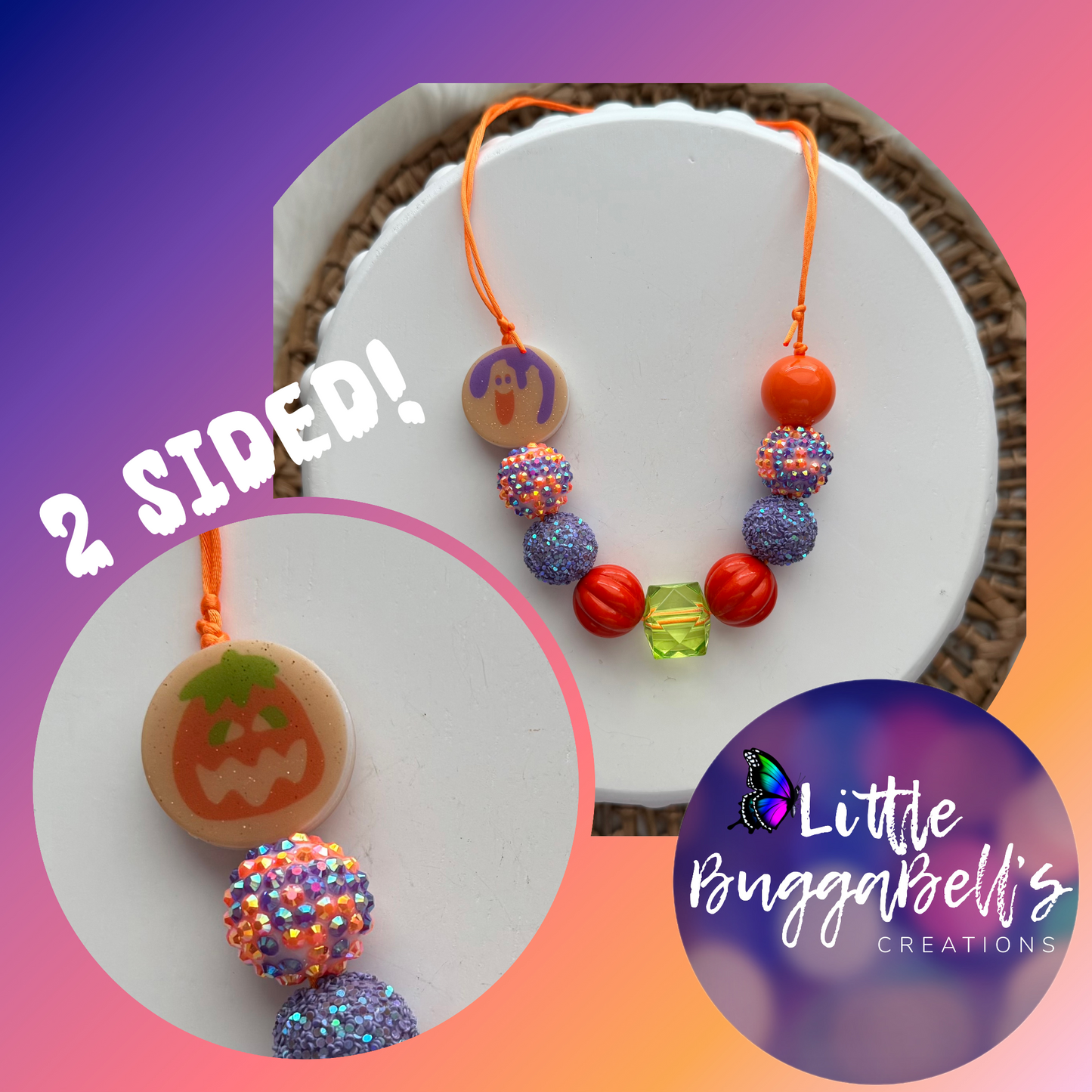 Halloween Treats Adjustable Necklace