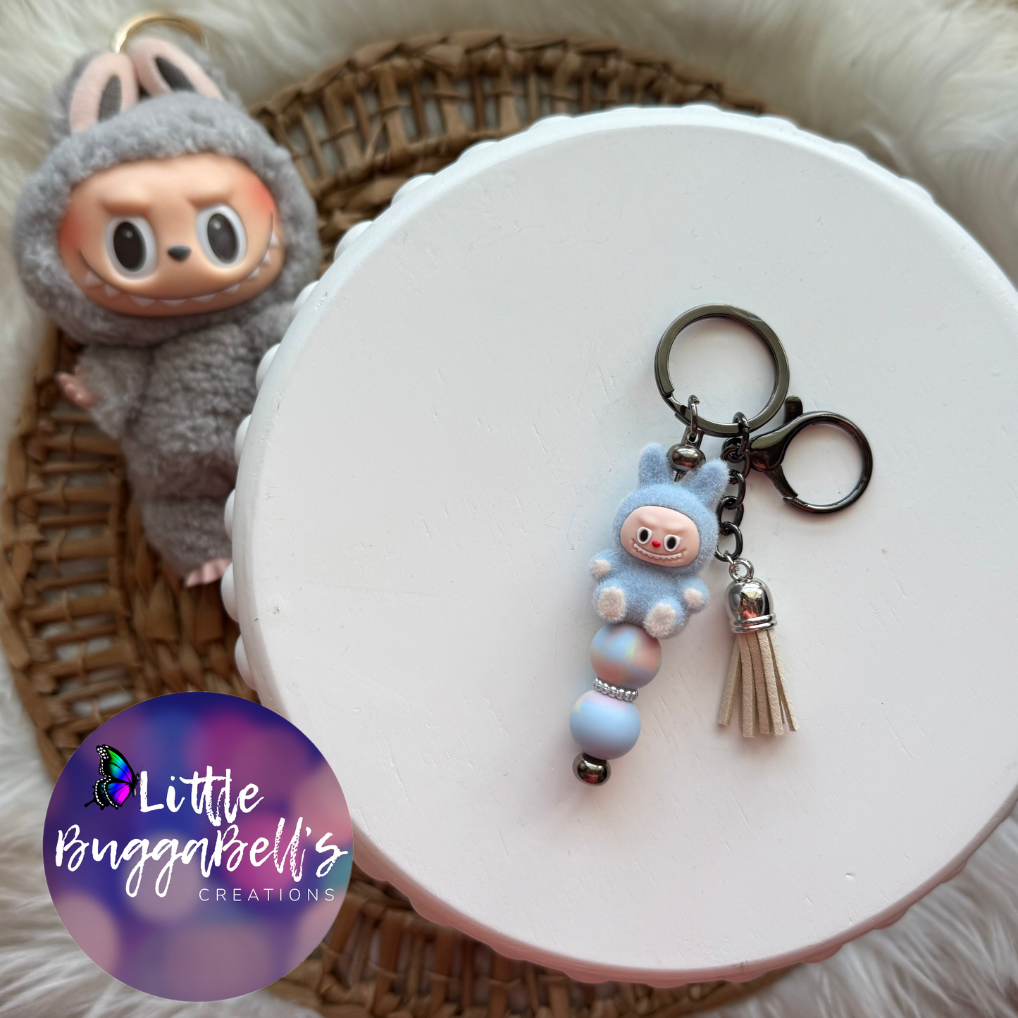 Labubu Keychain/Tumbler Handle Charm