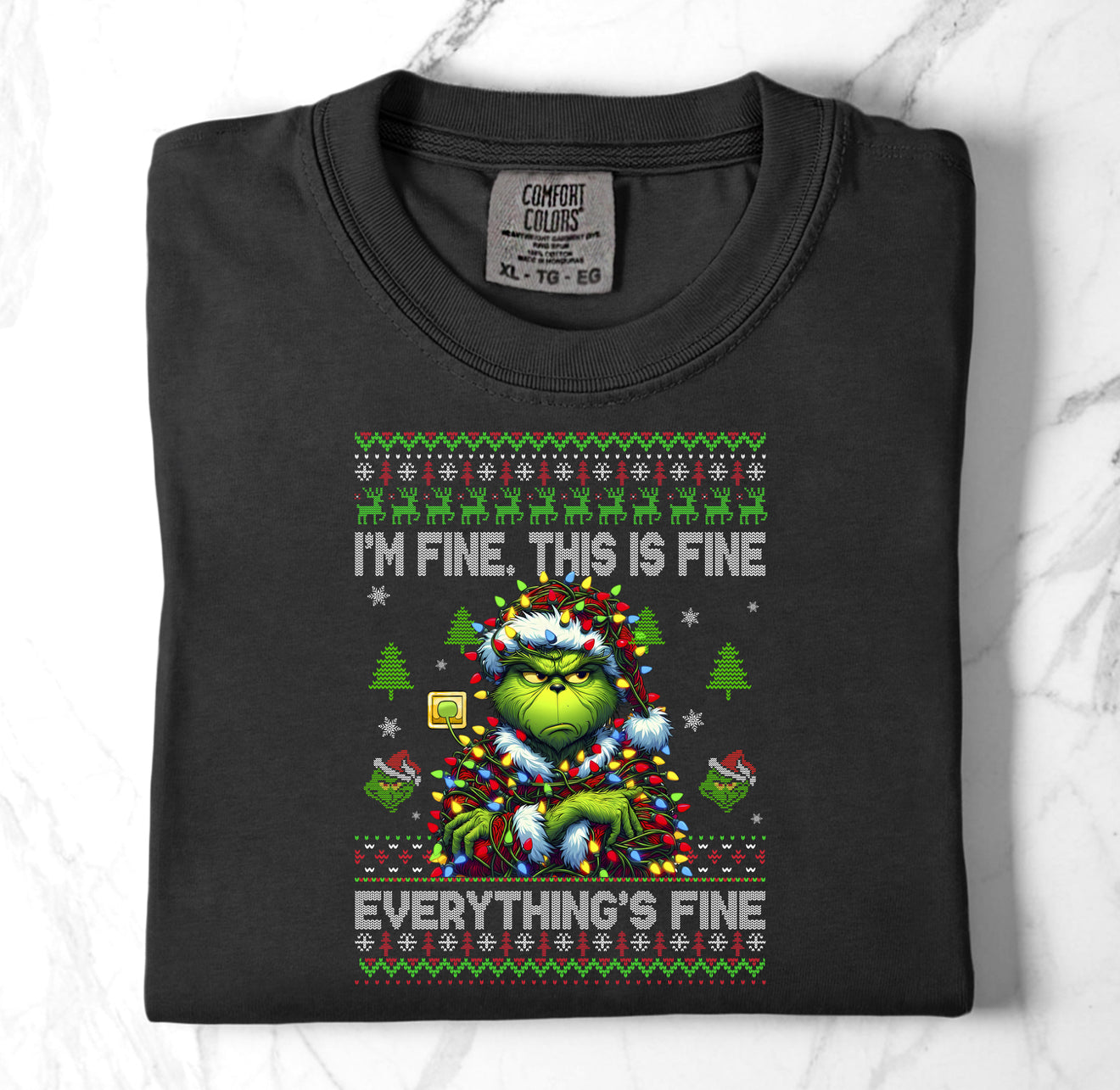 I’m Fine Green Guy TShirt