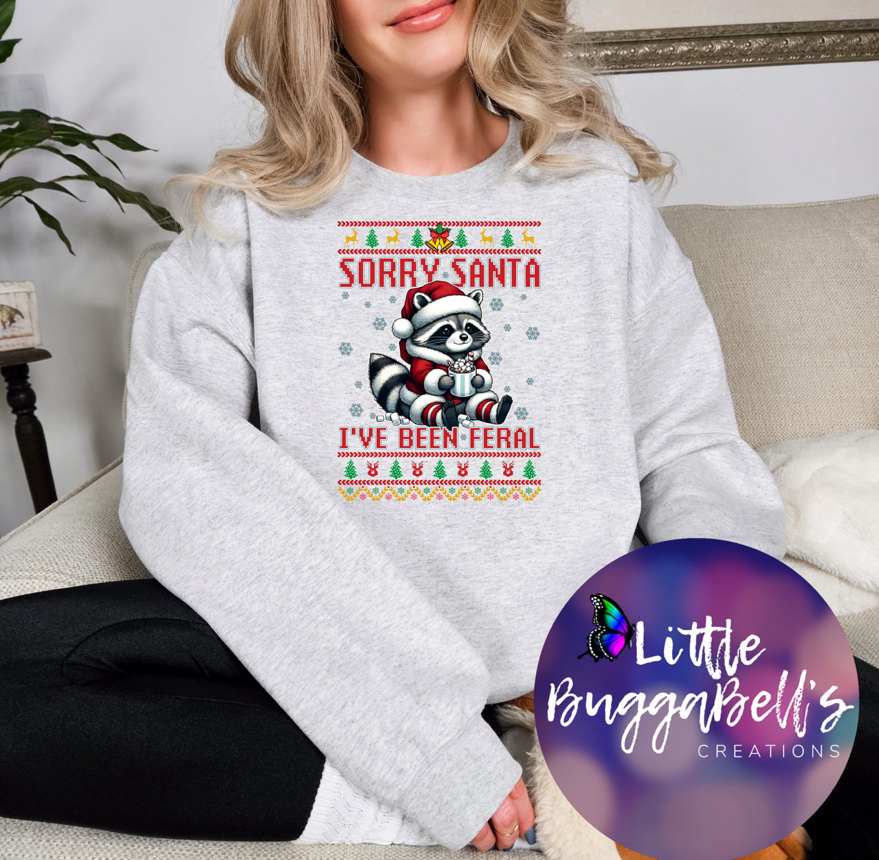 Santa I’m Feral Sweater