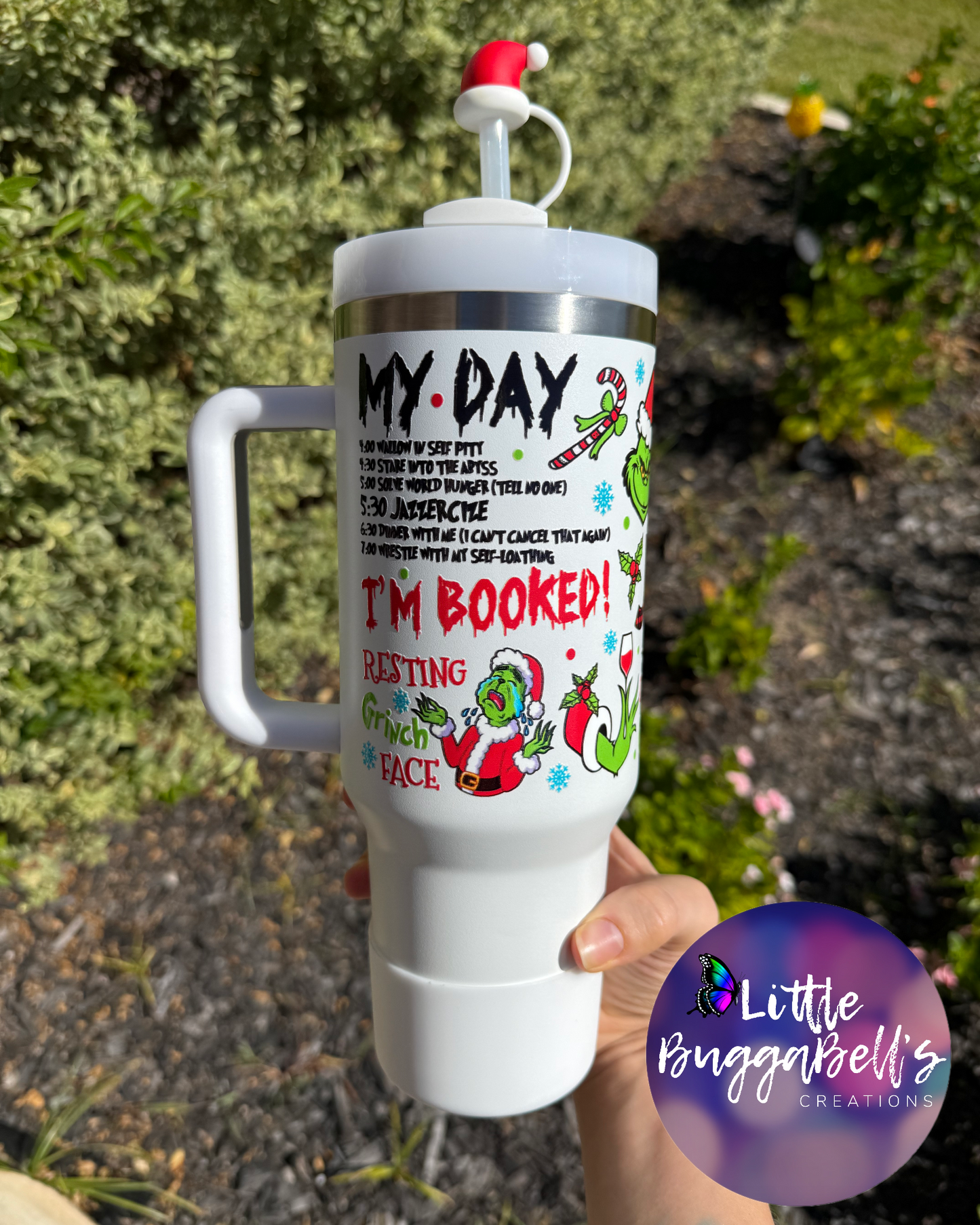 40 oz DUPE Green Guy Tumbler