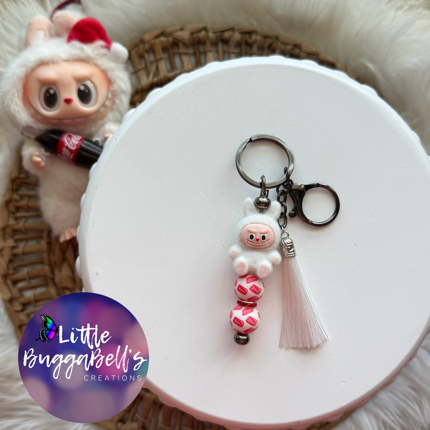 Labubu Keychain/Tumbler Handle Charm