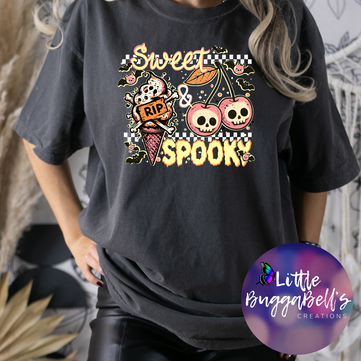 Sweet and Spooky Comfort Colors Shirts