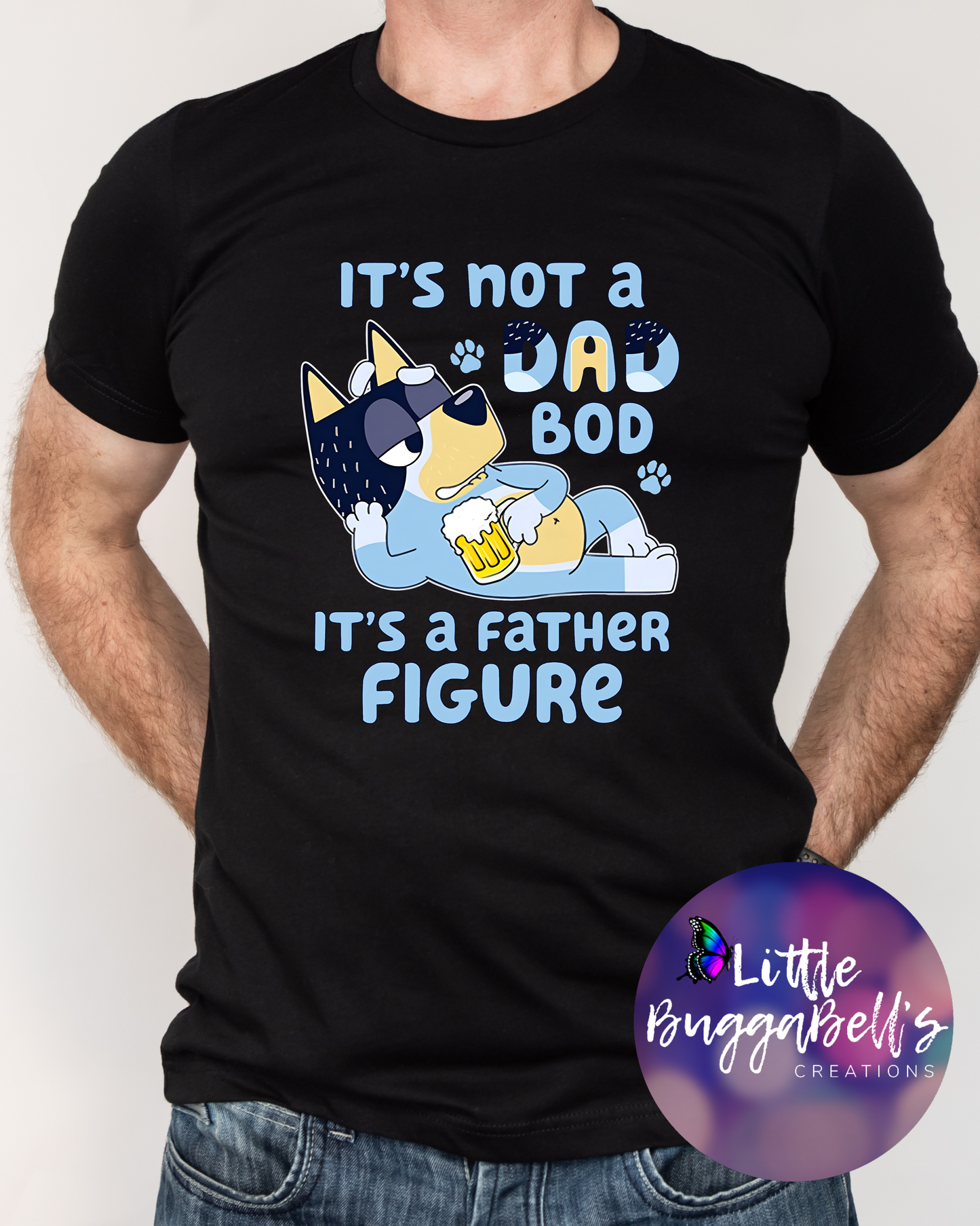 Father Figure Blue Dog TShirt