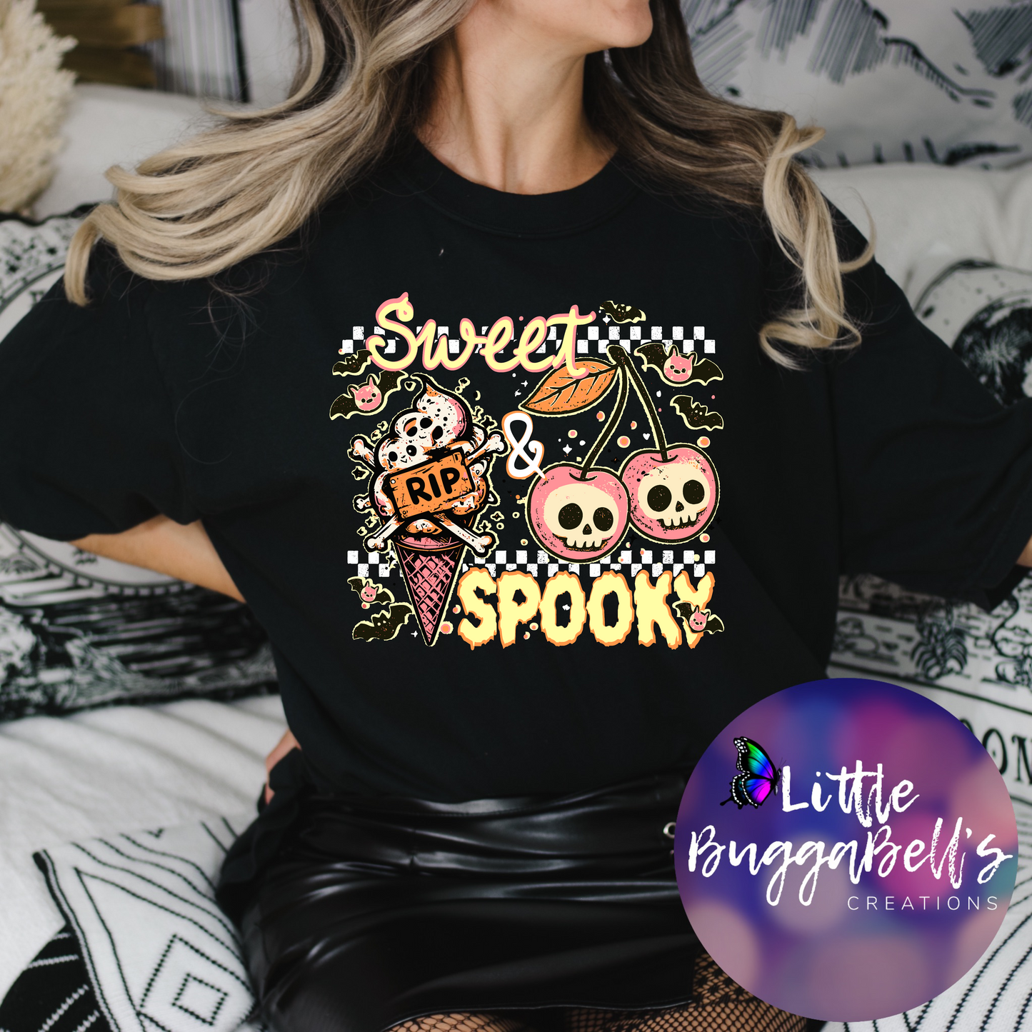 Sweet and Spooky Comfort Colors Shirts
