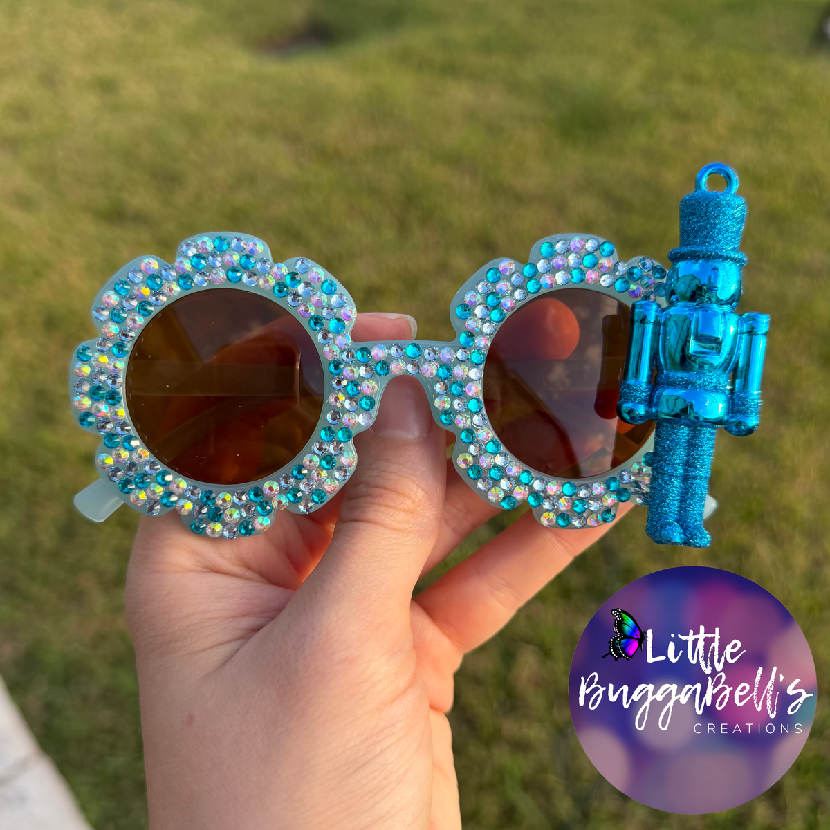 Blue Nutcracker Sunnies