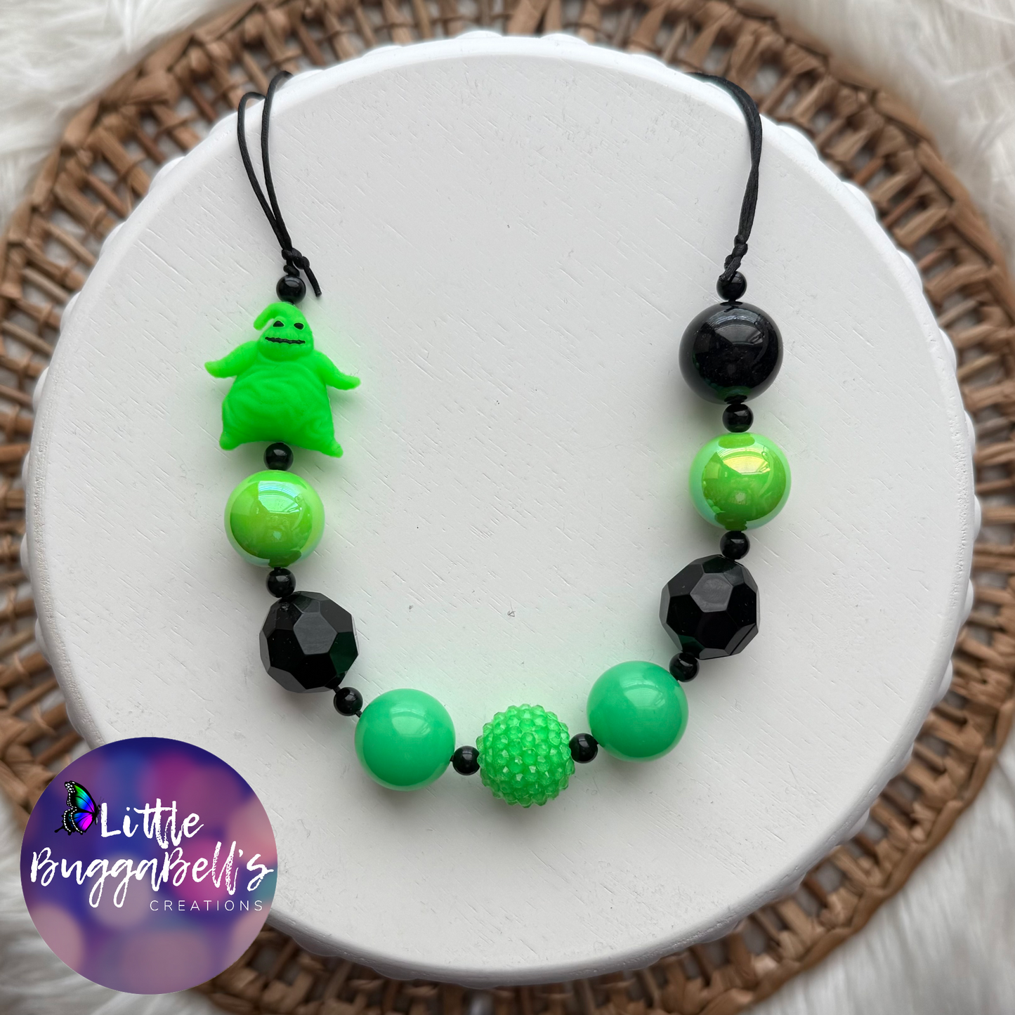 Maggot Monster Oogie Adjustable Bubblegum Necklace