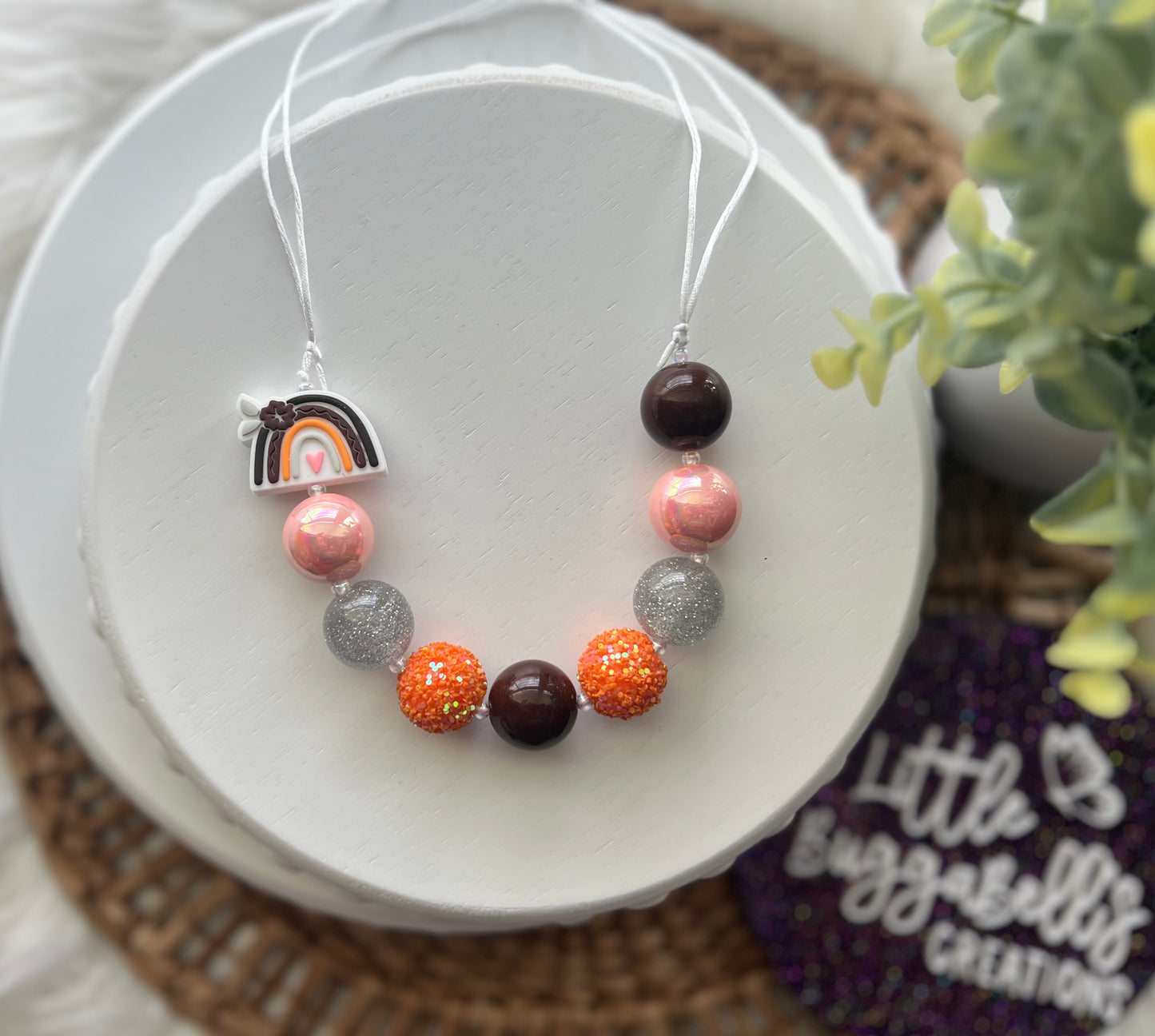 Coconut Sunset Rainbow Necklace