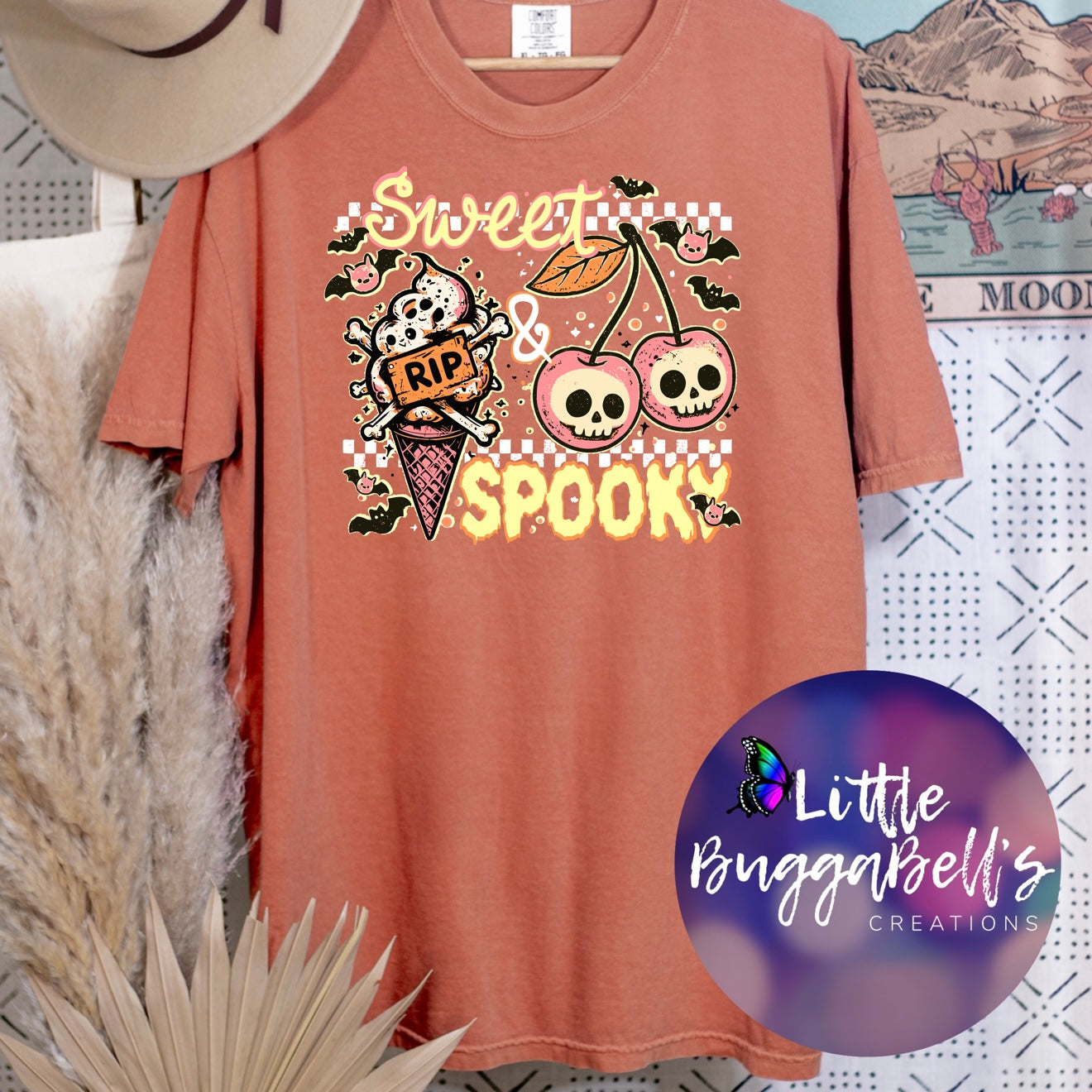 Sweet and Spooky Comfort Colors Shirts