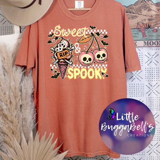 Sweet and Spooky Comfort Colors Shirts