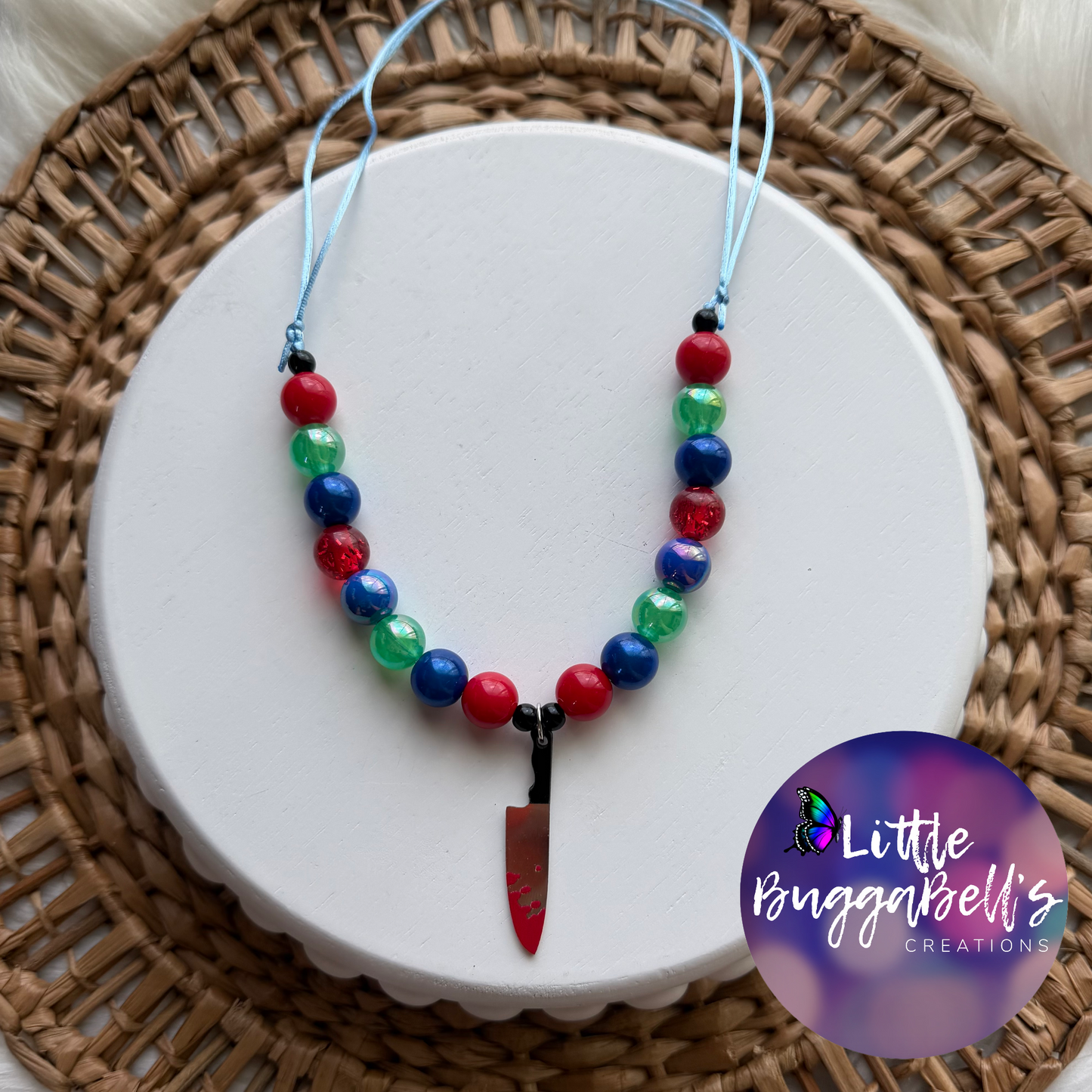 Chucky Inspired Adjustable Bitty Necklace