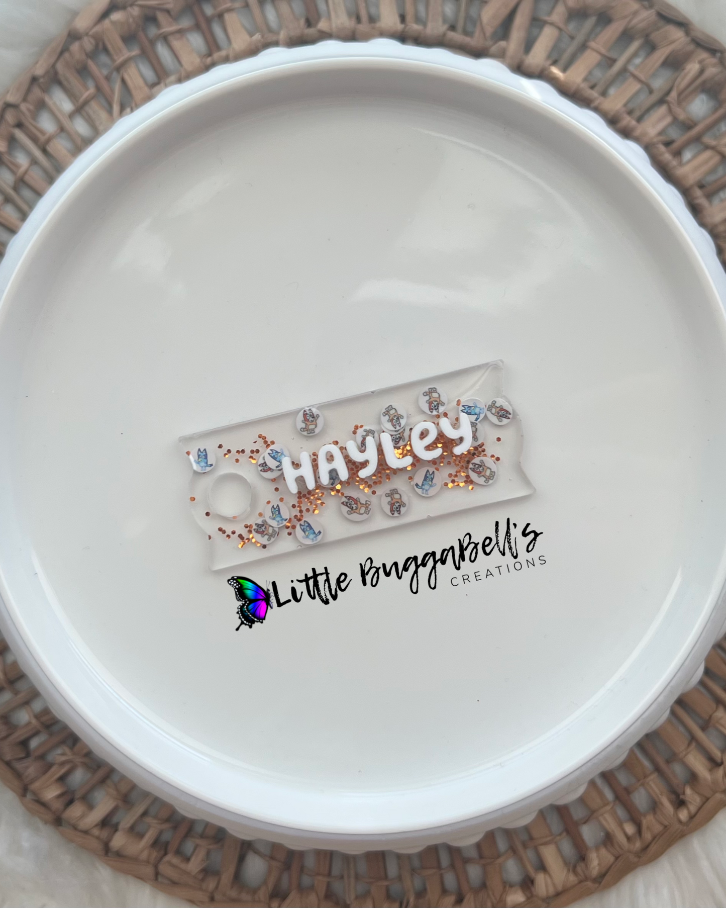 Bluey Tumbler Lid Tag