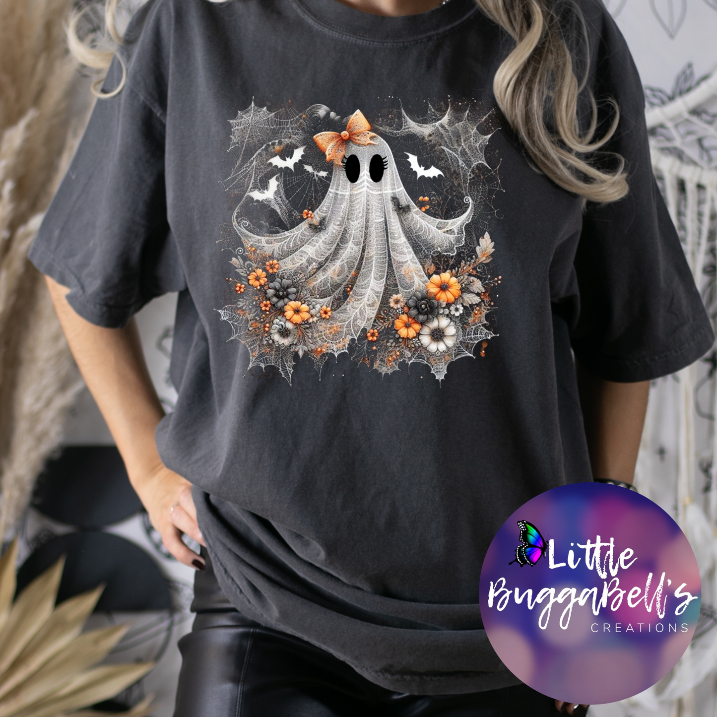 Lace Ghost Comfort Colors Shirts