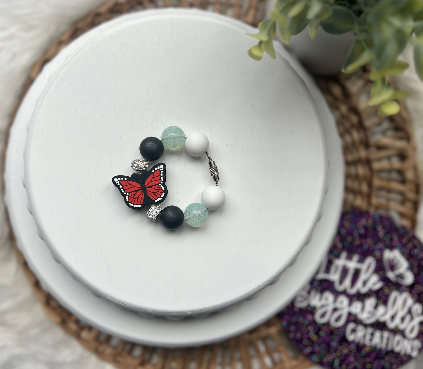 The Monarch-y Tumbler Handle Charm