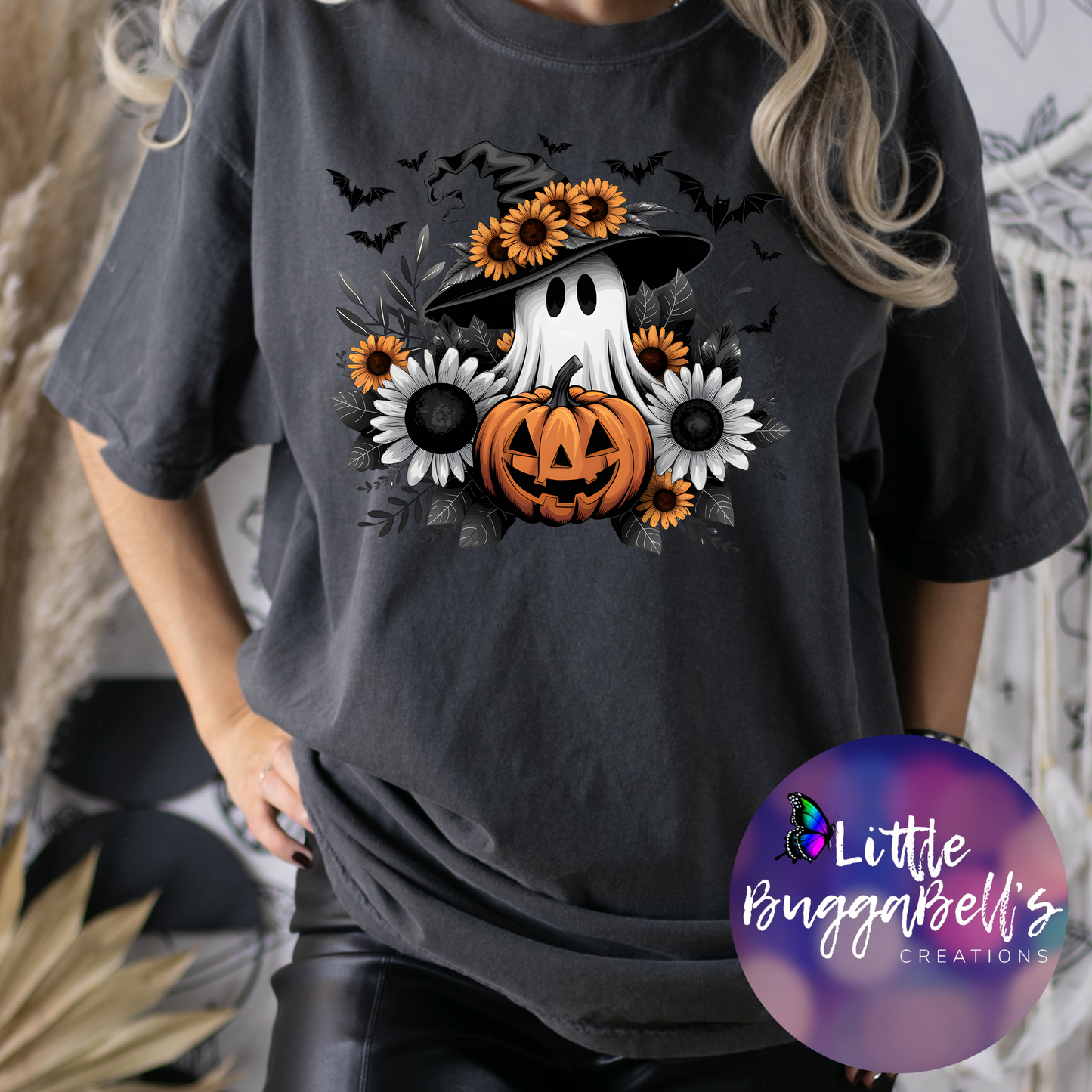 Witchy Ghost Comfort Colors Shirts