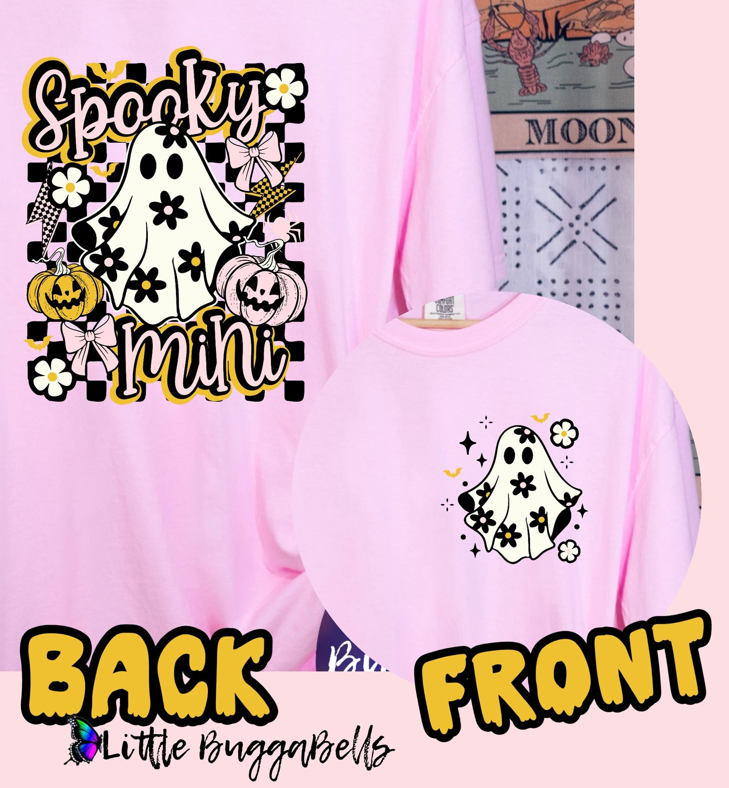 Spooky Mama and Mini Comfort Colors Tees