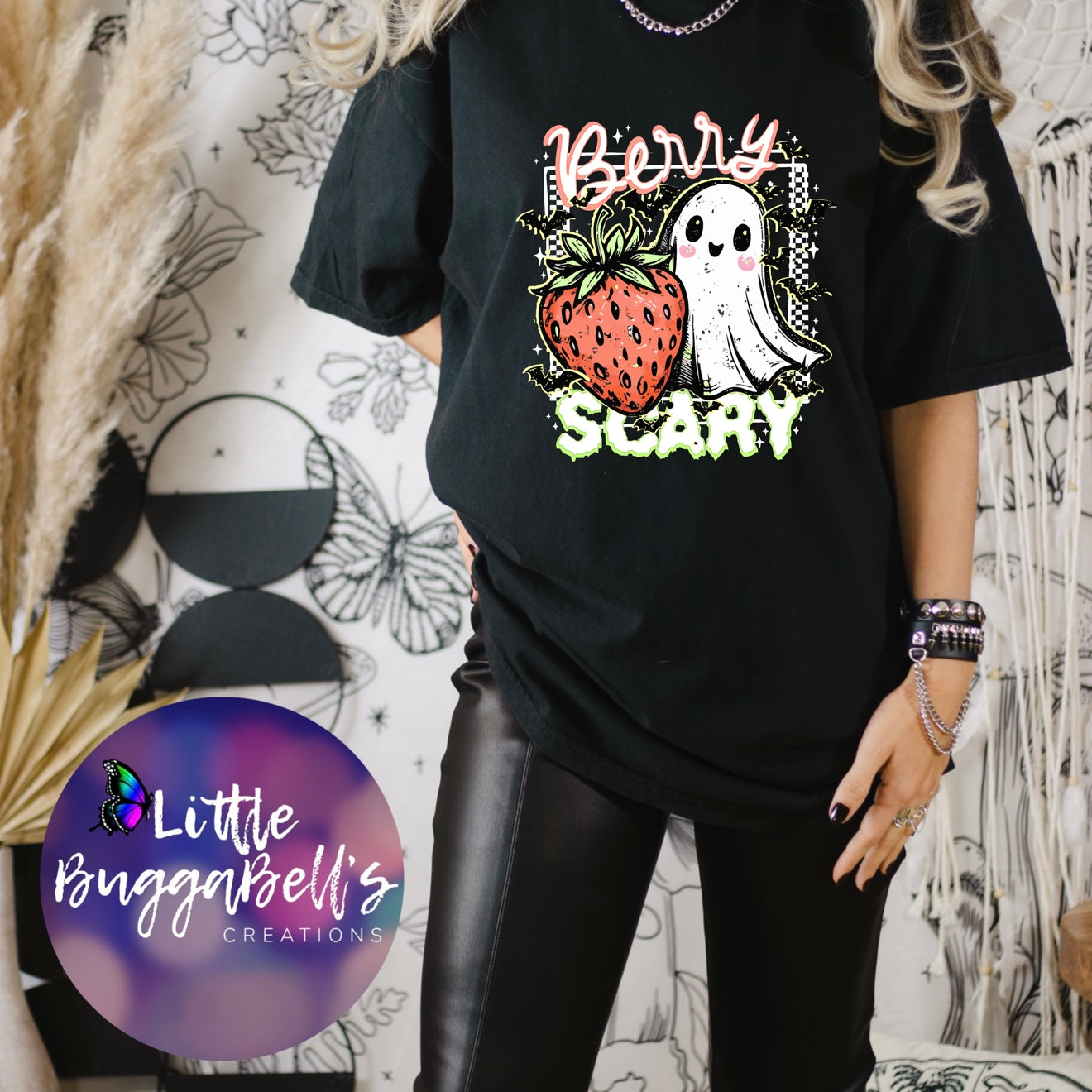 Youth Comfort Colors Berry Scary Shirts