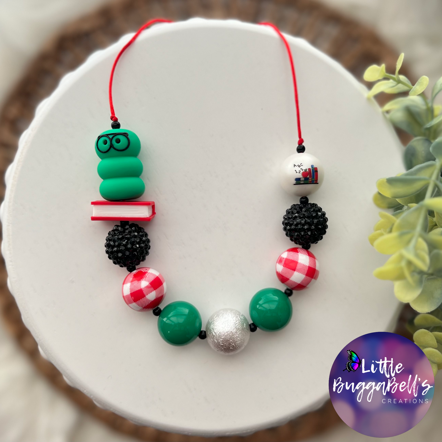 Book Worm Necklace