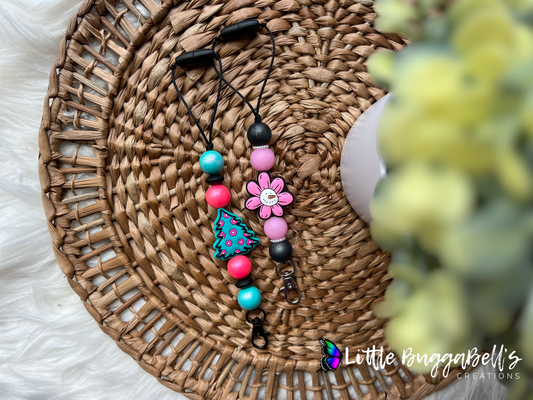 Teal & Pink Christmas Freshie Hangers