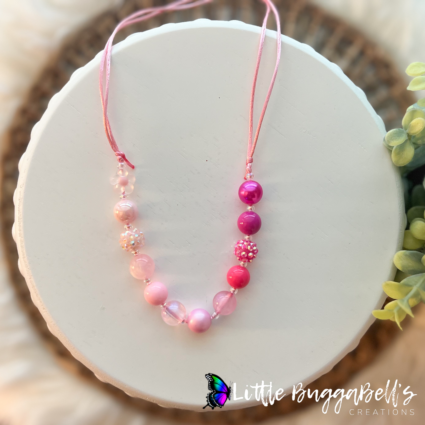 Cady’s Pretty in Pink Bitty Necklace