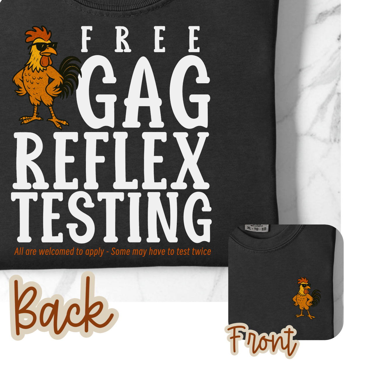 Men’s Comfort Colors Free Gag Reflex Testing Shirt