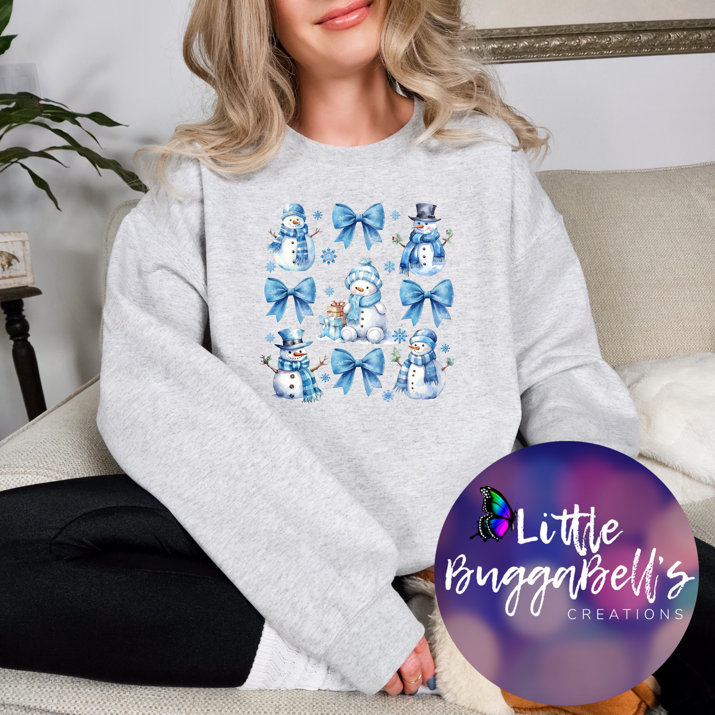 Snowman Collage Sweater