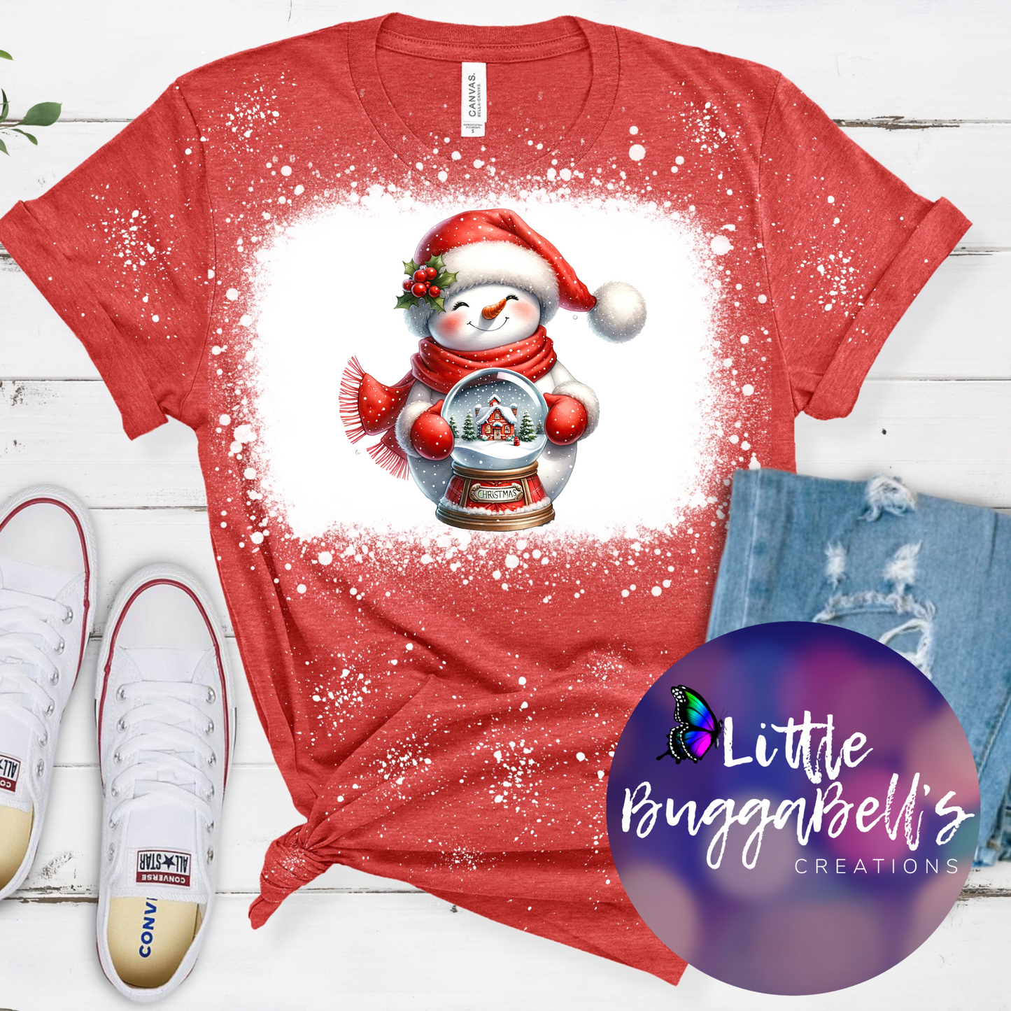Snowglobe Snowman Shirt
