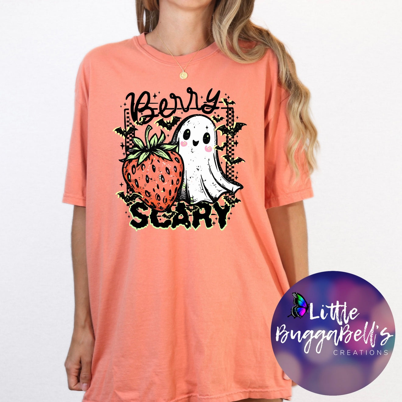 Youth Comfort Colors Berry Scary Shirts