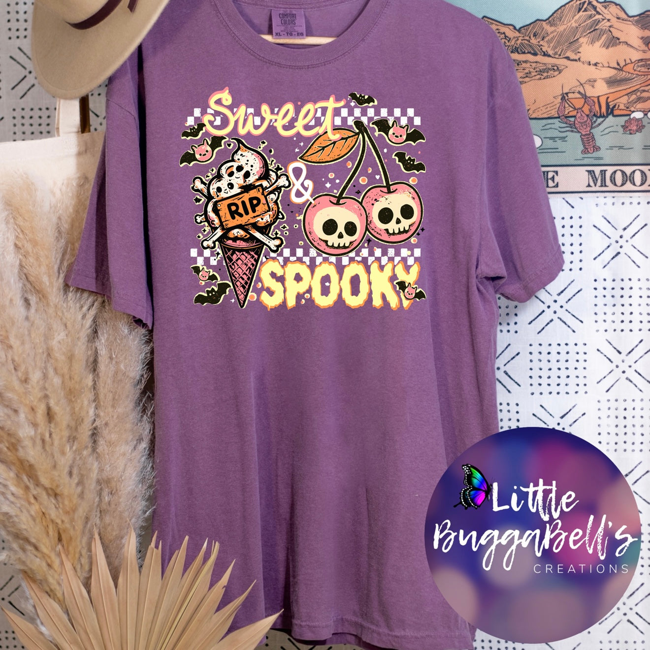 Sweet and Spooky Comfort Colors Shirts