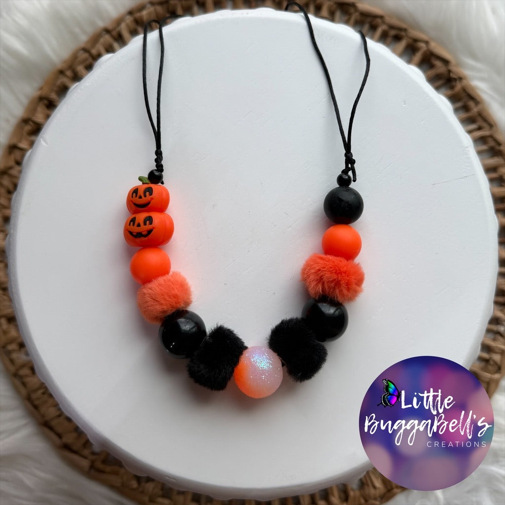 Pumpkin Adjustable Silicone Necklace