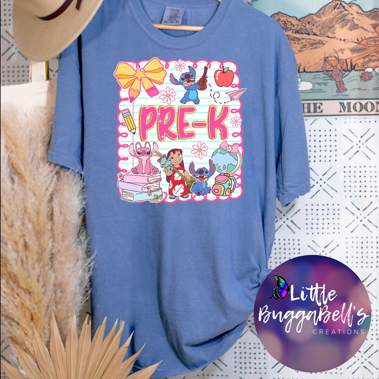 Blue Alien Grade Shirt Comfort Colors INCLUDE GRADE LEVEL IN NOTES HIGHEST IS 4TH GRADE