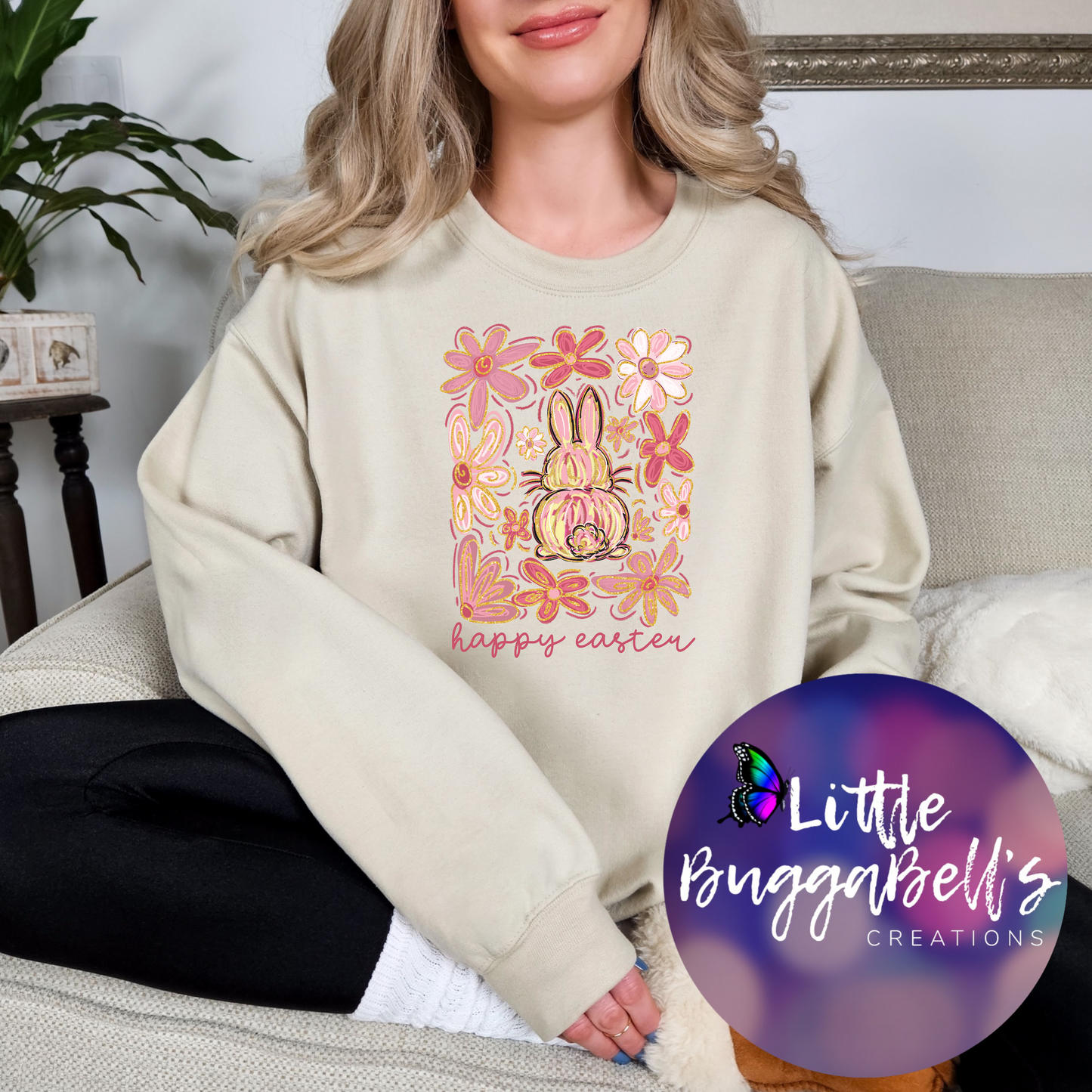 Bunny Butt Easter Sweaters