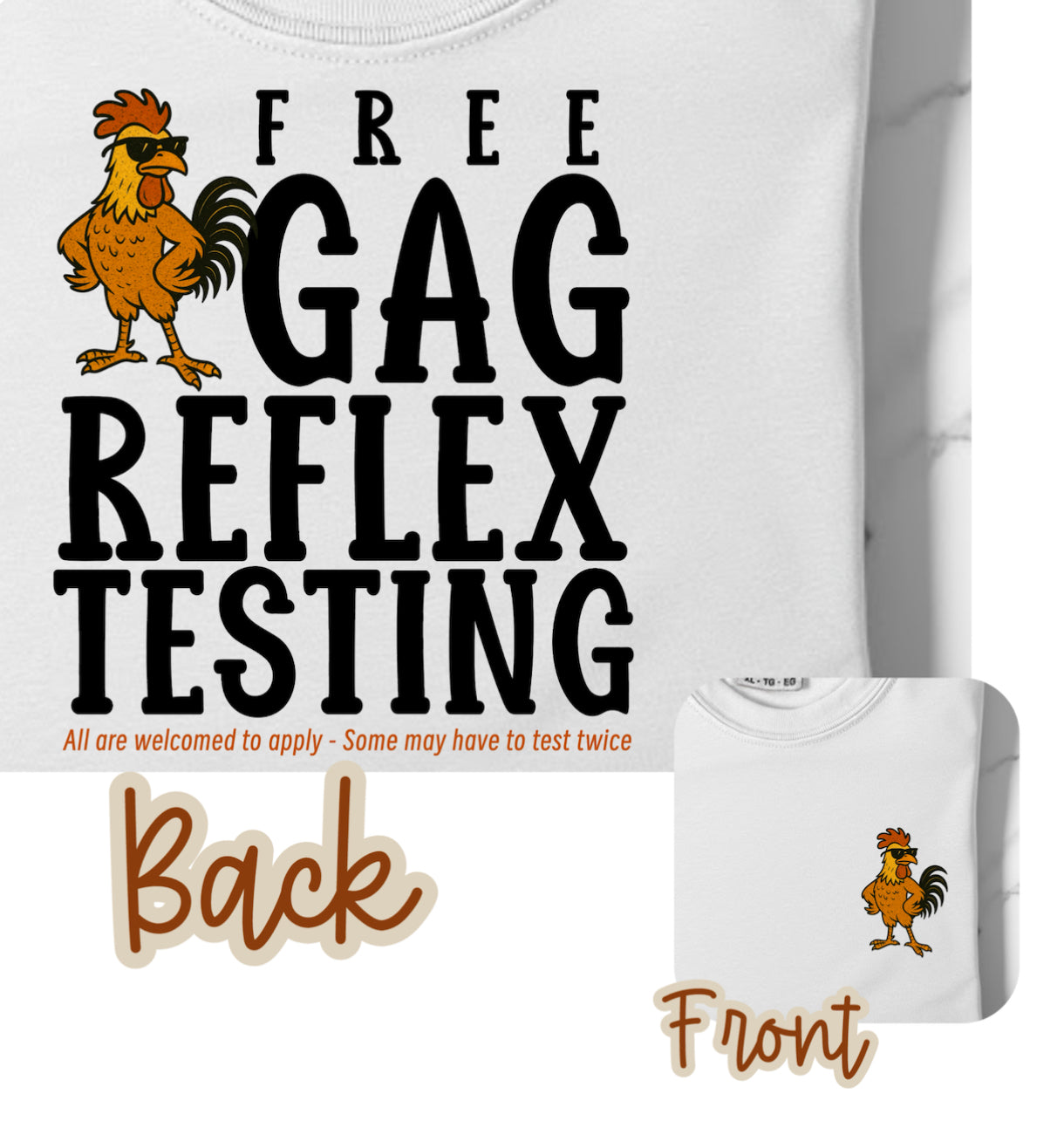 Men’s Comfort Colors Free Gag Reflex Testing Shirt