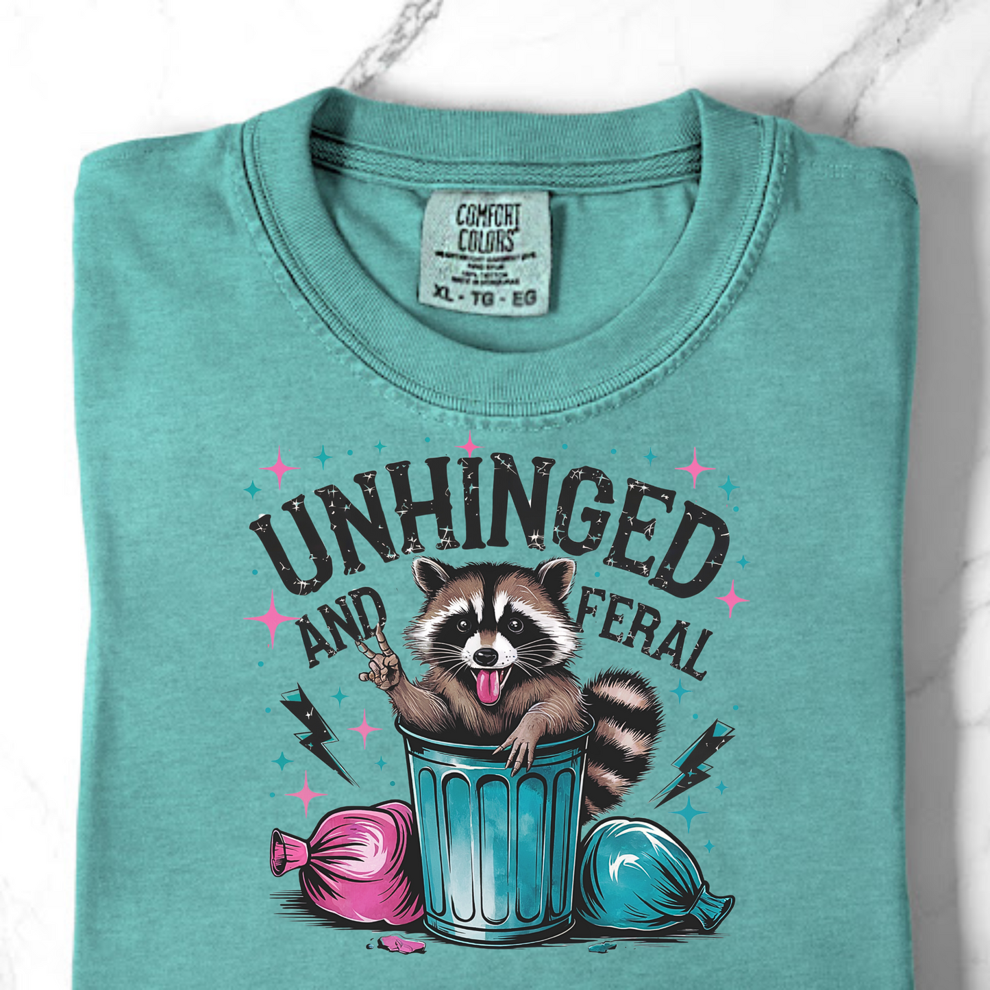 Unhinged and Feral Comfort Colors Shirts