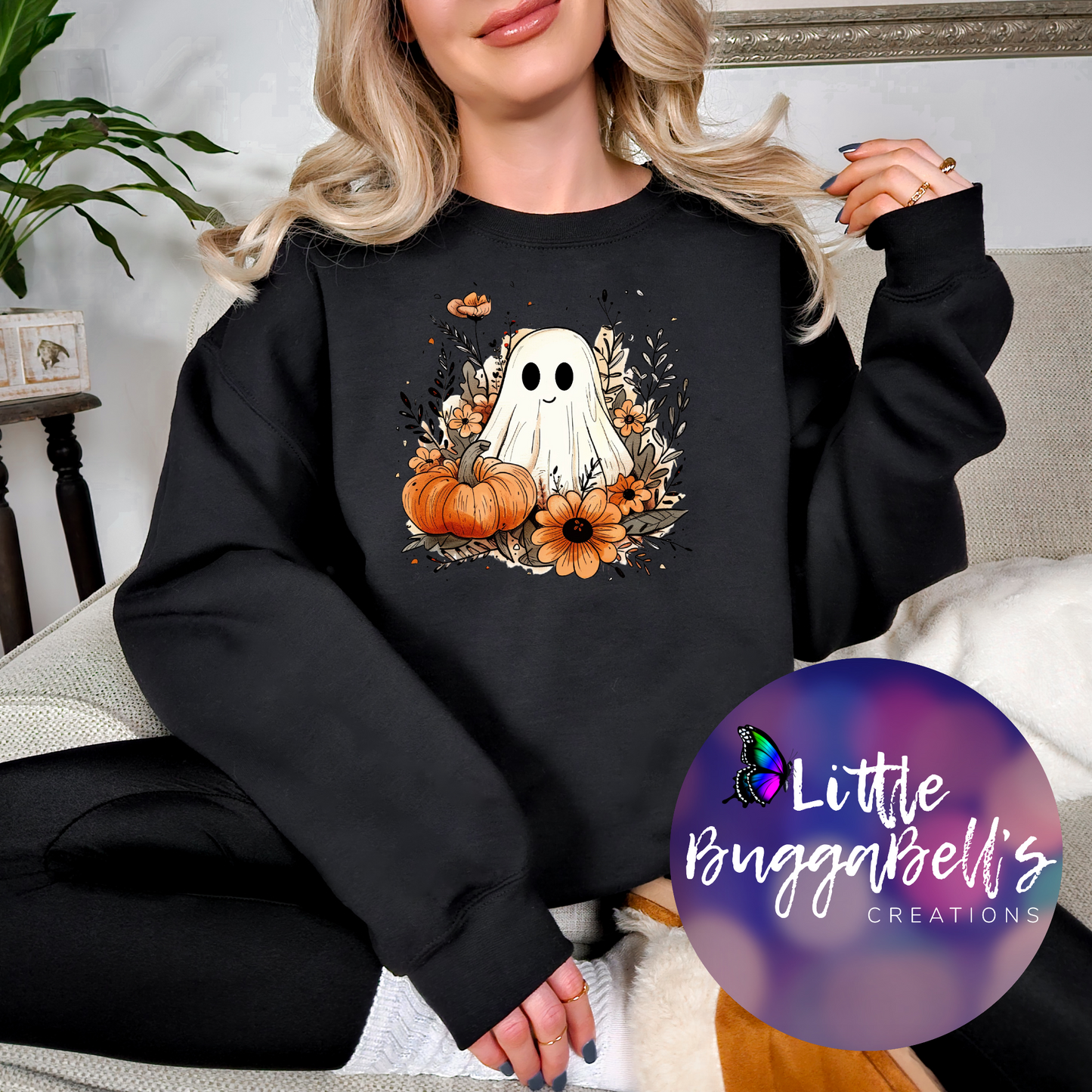 Happy Ghost Sweater