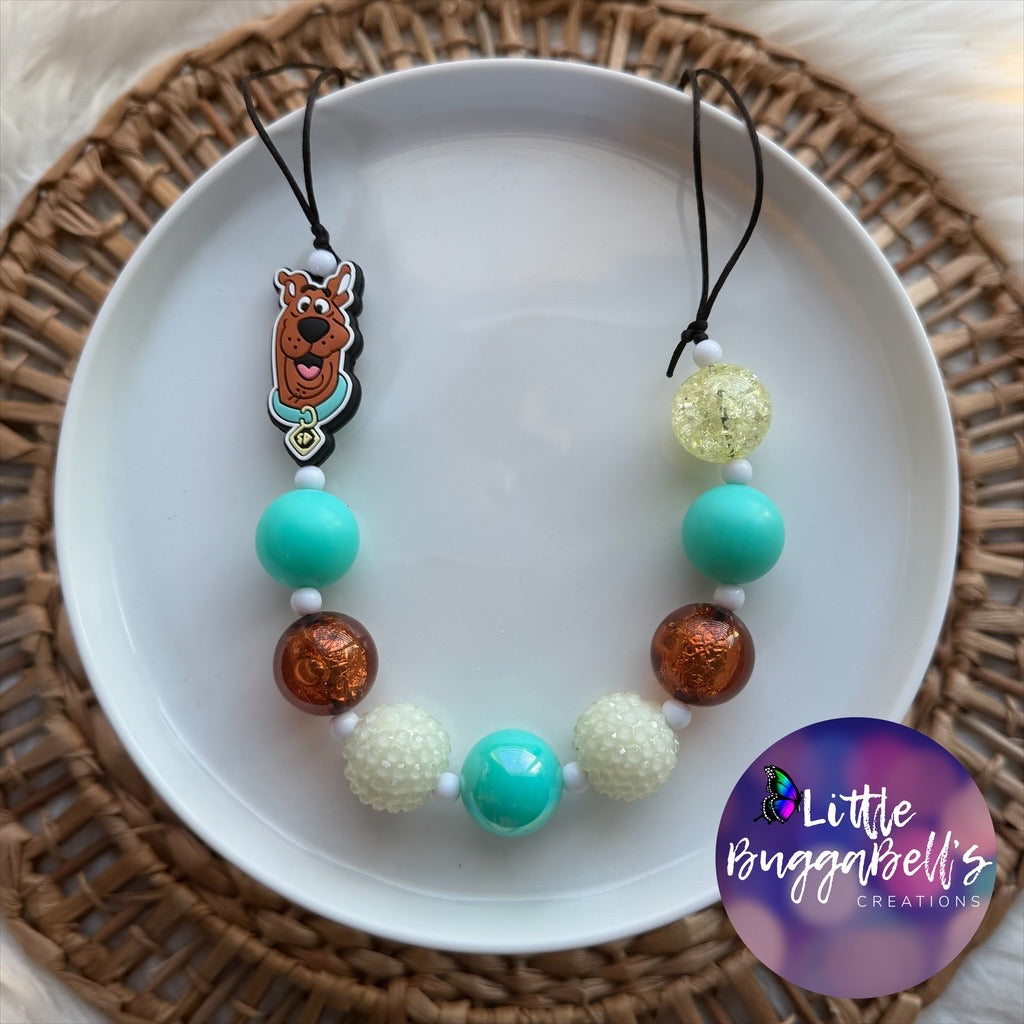 Mystery Dog Adjustable Bubblegum Necklace