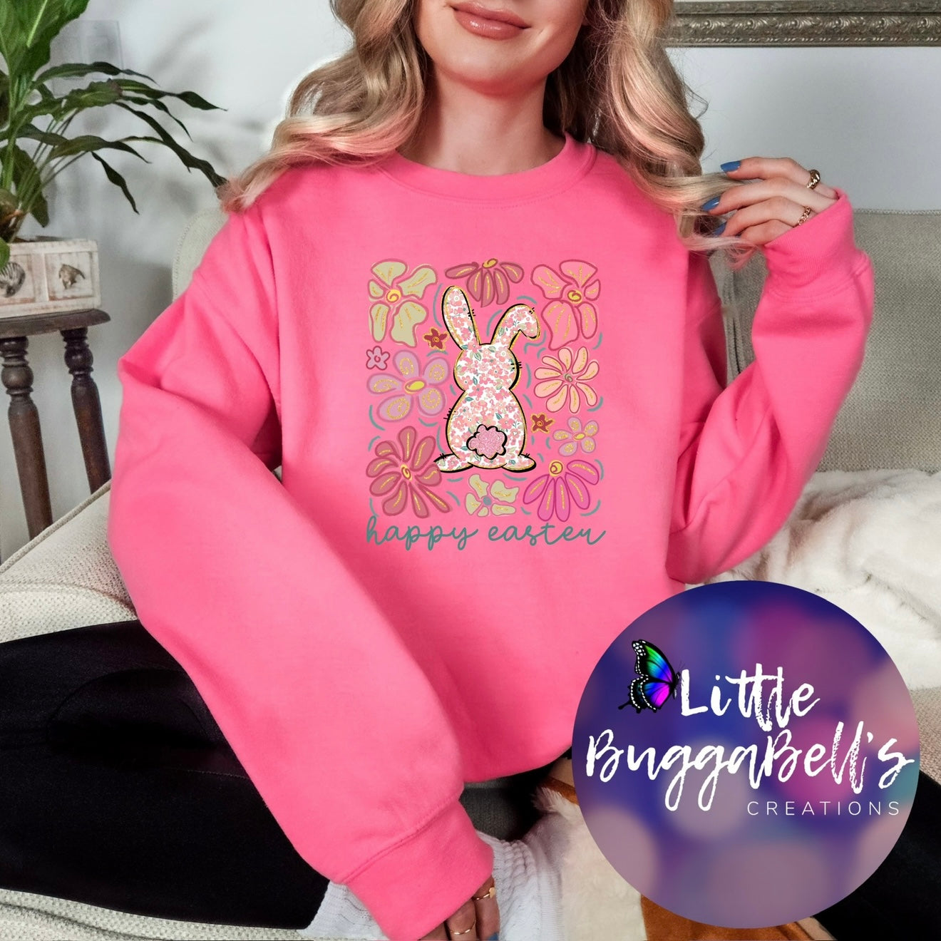 Bunny Butt Easter Sweaters