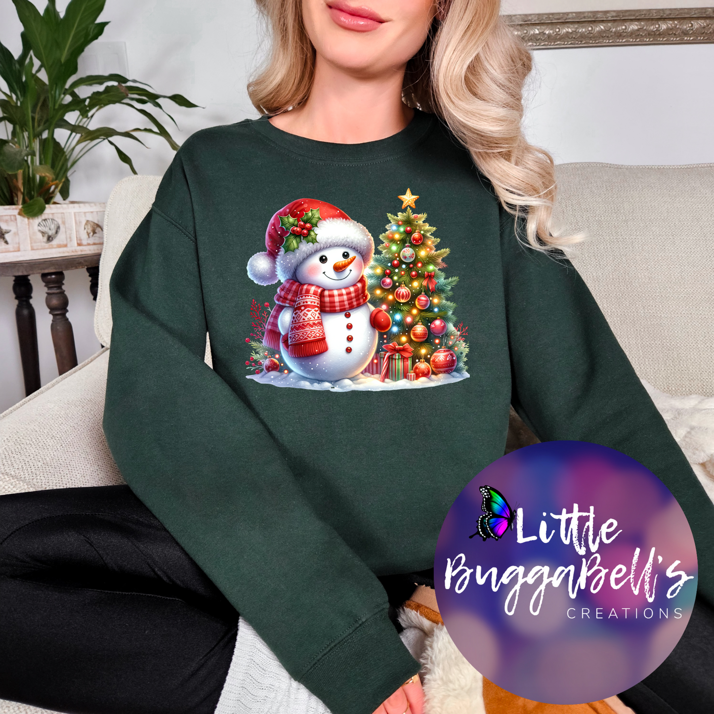 Snowman by the Tree Sweater