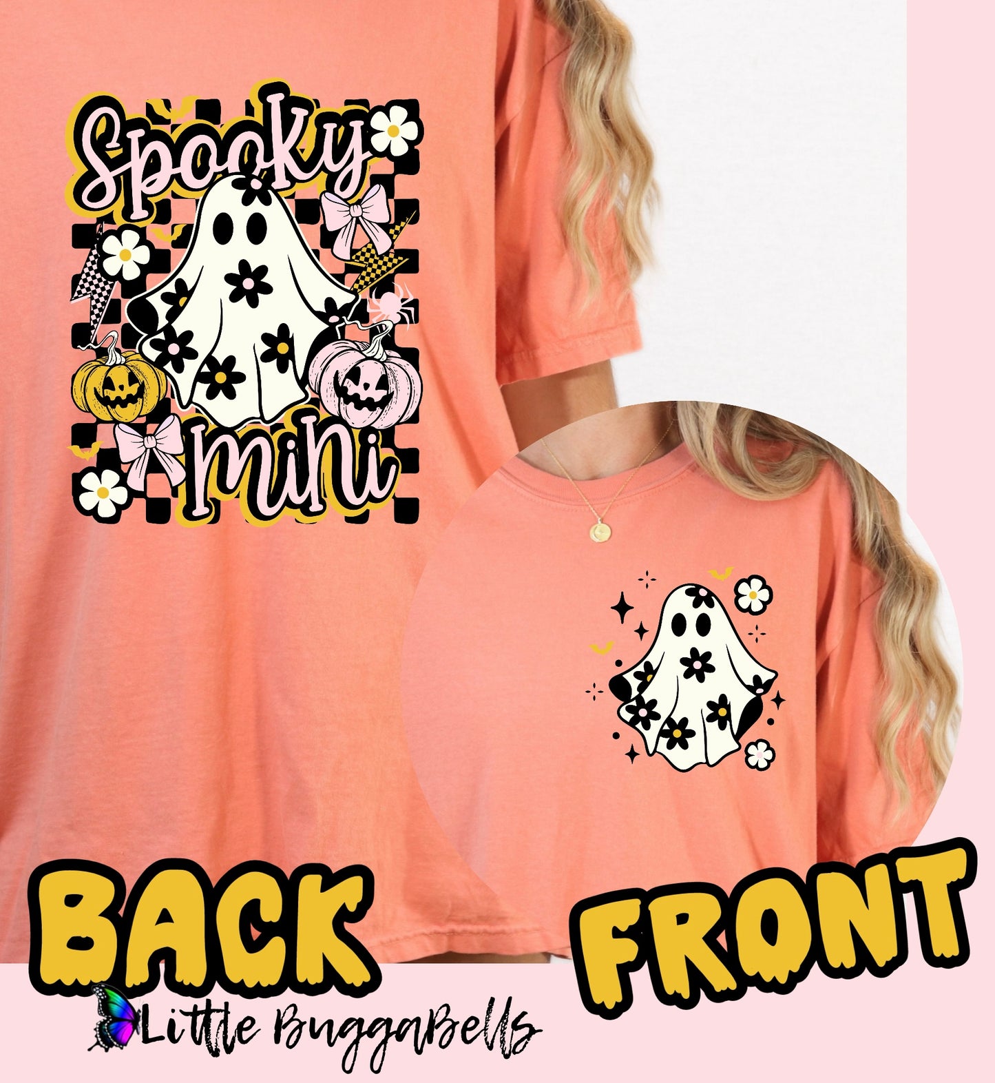 Spooky Mama and Mini Comfort Colors Tees