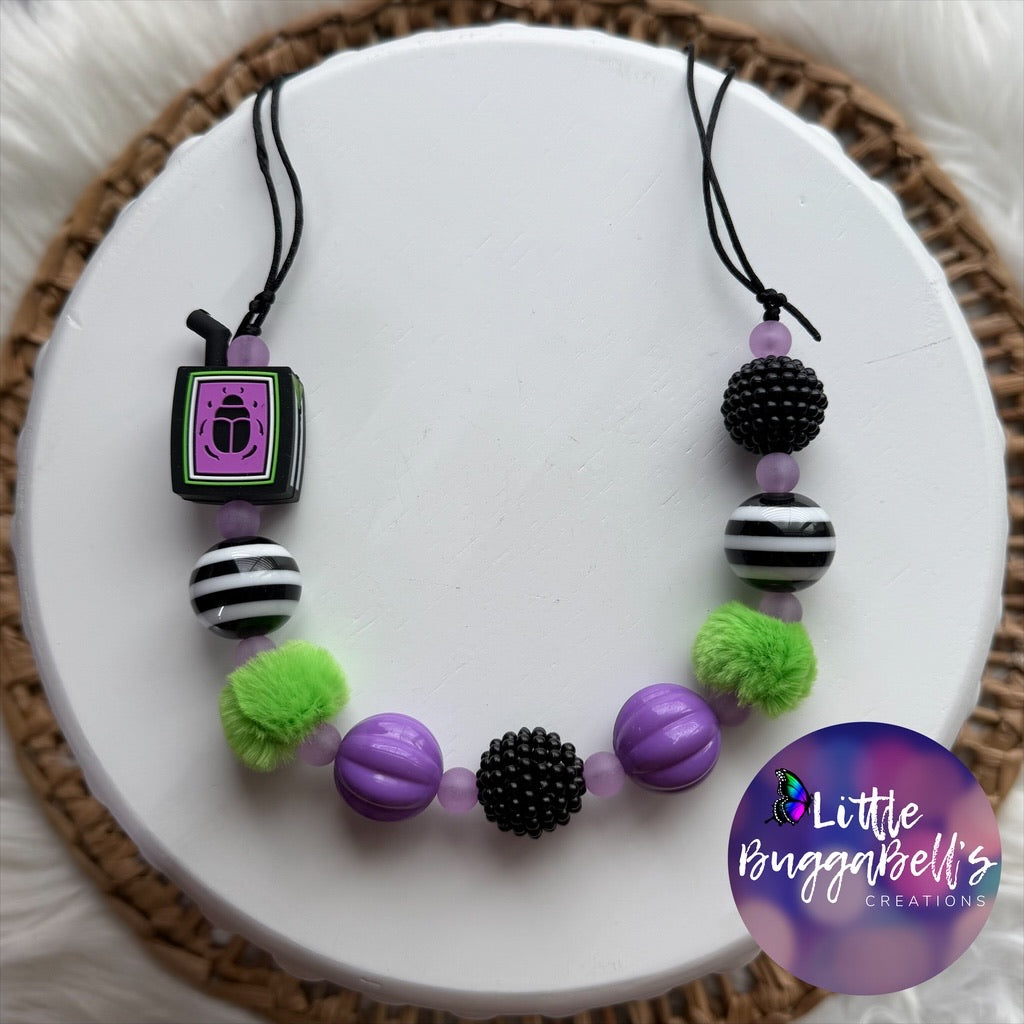 Juice Box Adjustable Bubblegum Necklace