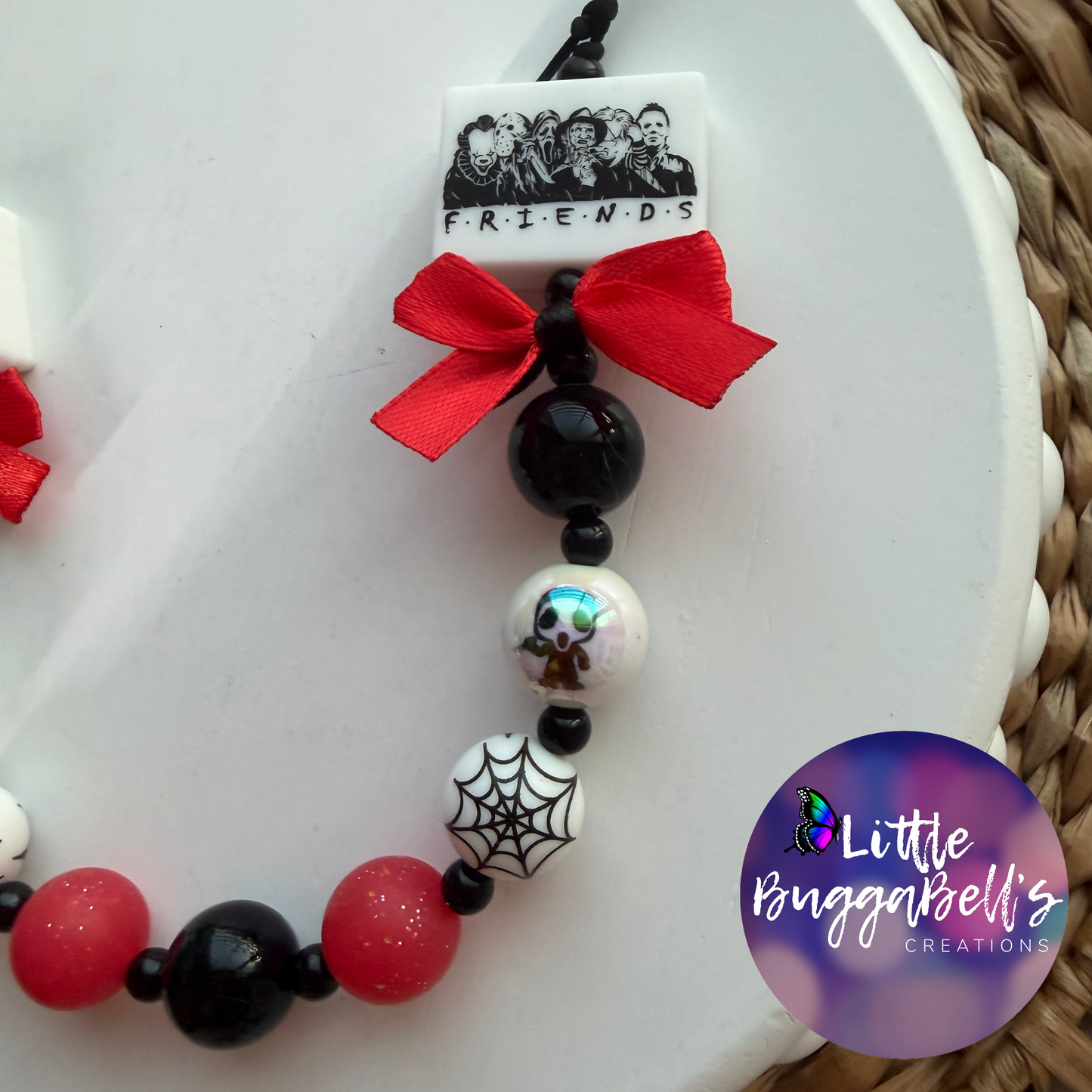 OOAK Horror Friends “Almost Bitty” Adjustable Necklace