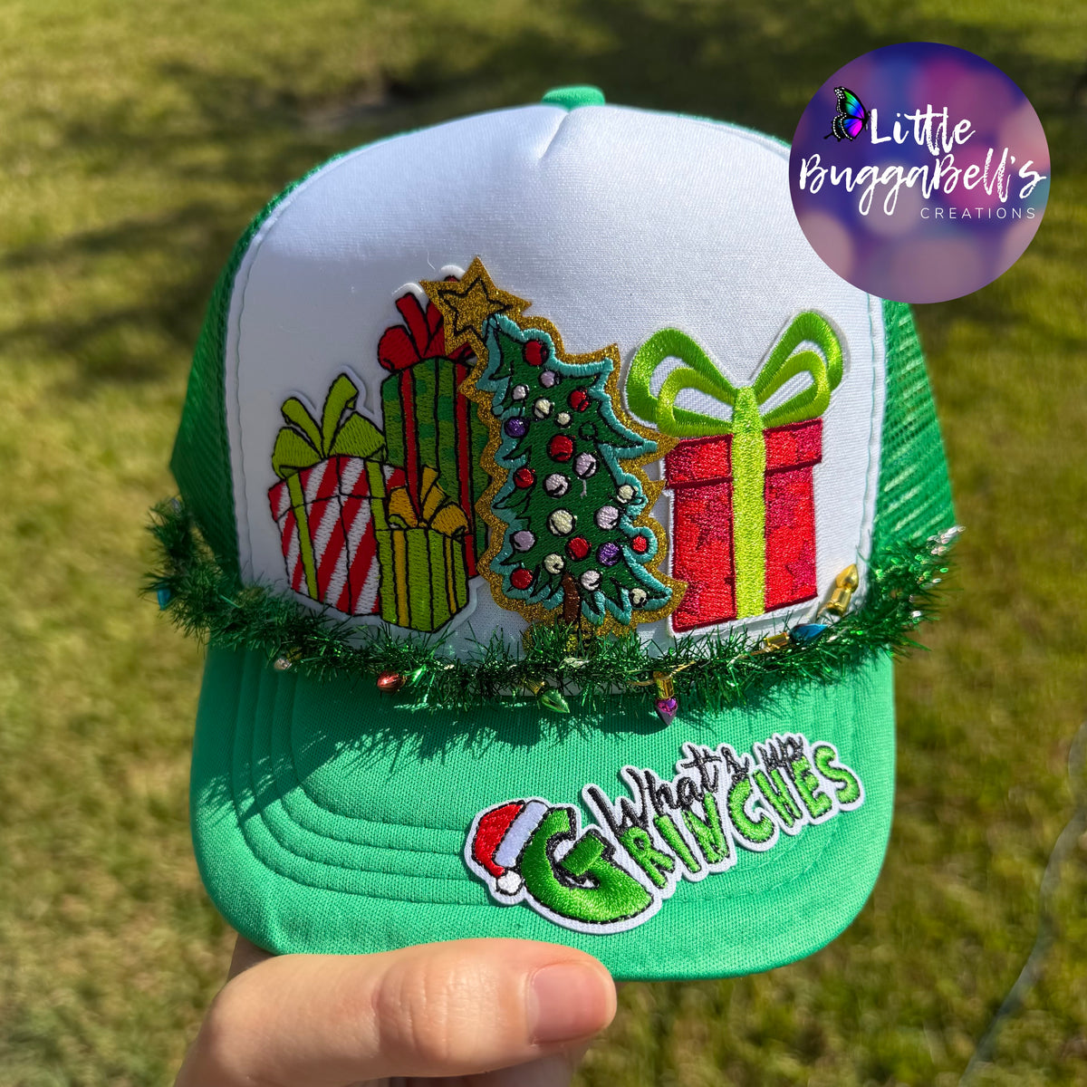 KIDS Green Guy Adjustable Trucker Hat