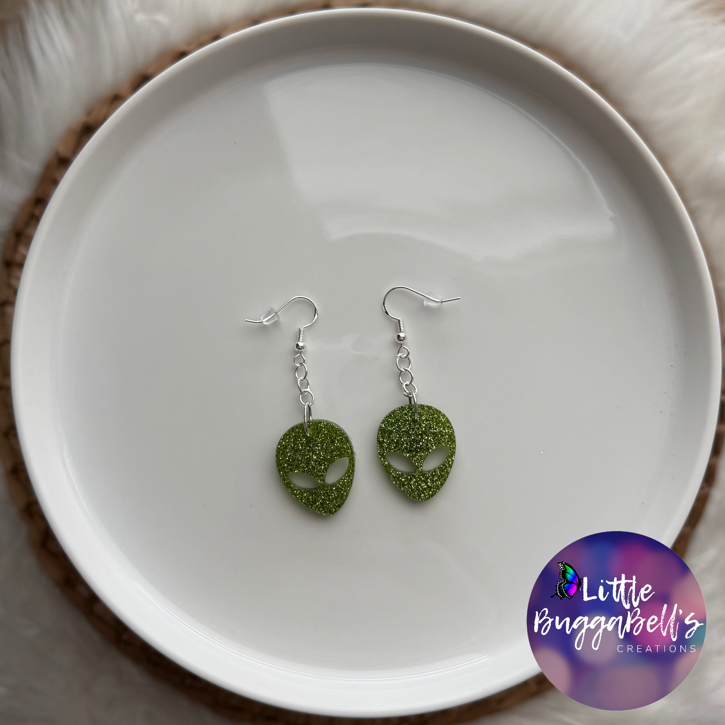 Electro Alien Earrings READ DESCRIPTION