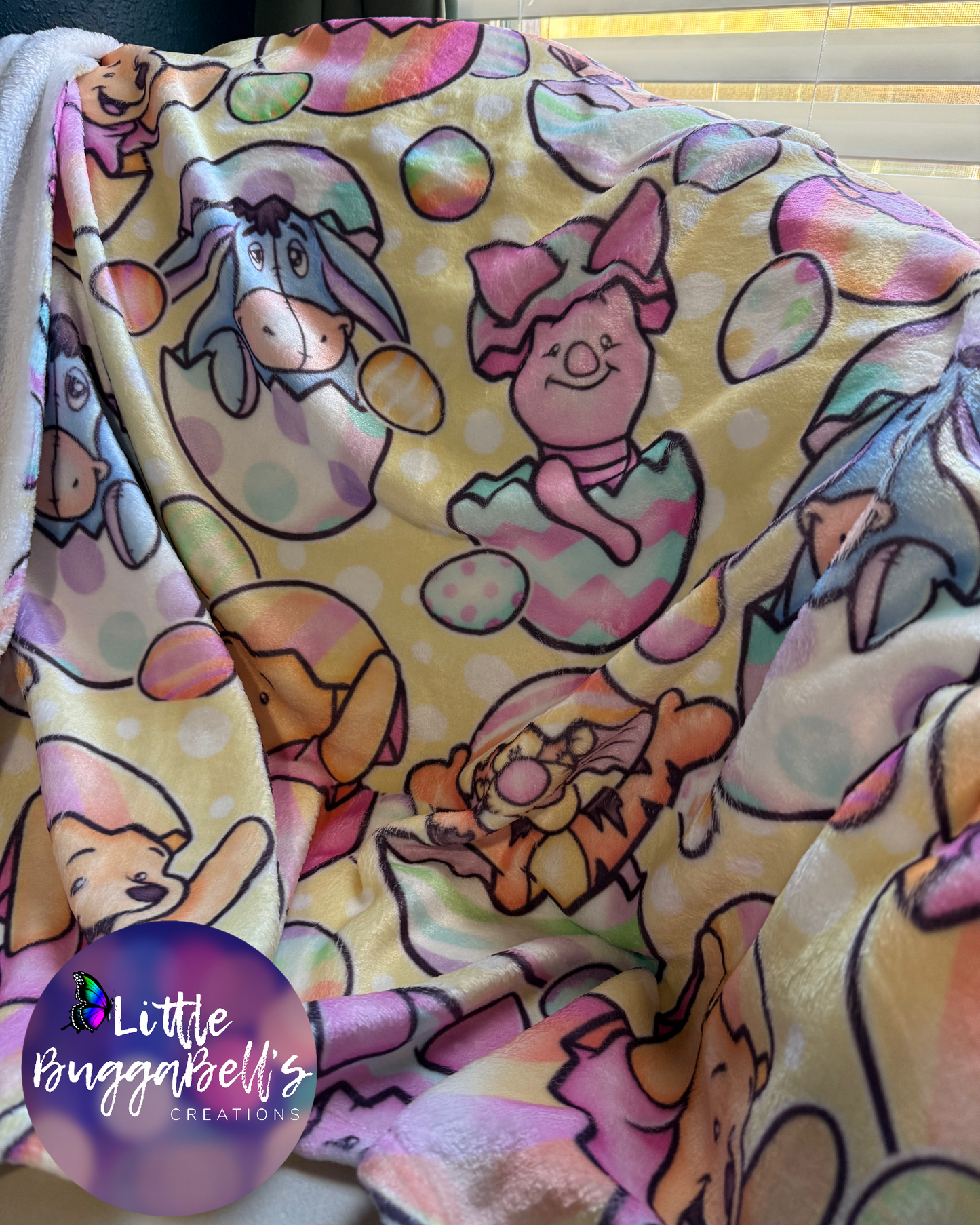 RTS Easter Honey Bear & Friends Fleece Blanket