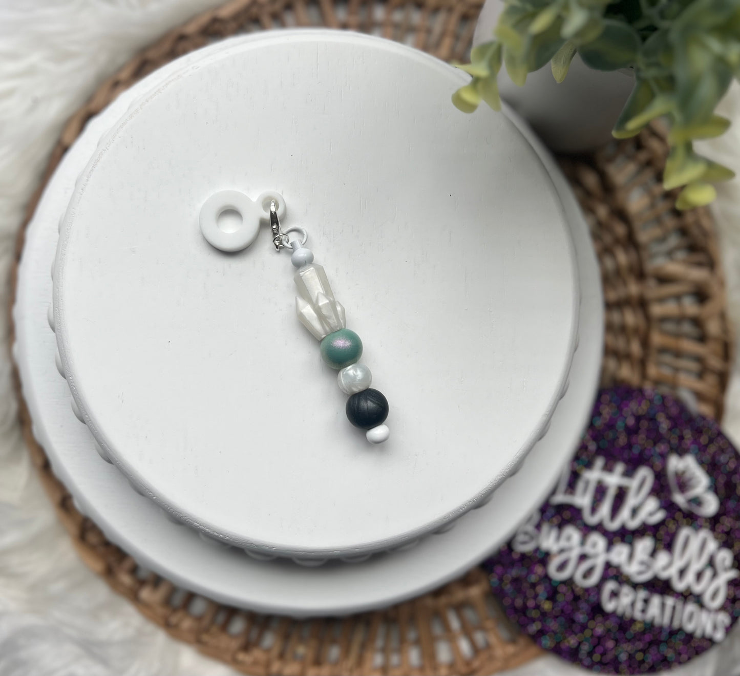 Crystal Crush Tumbler Straw Charm