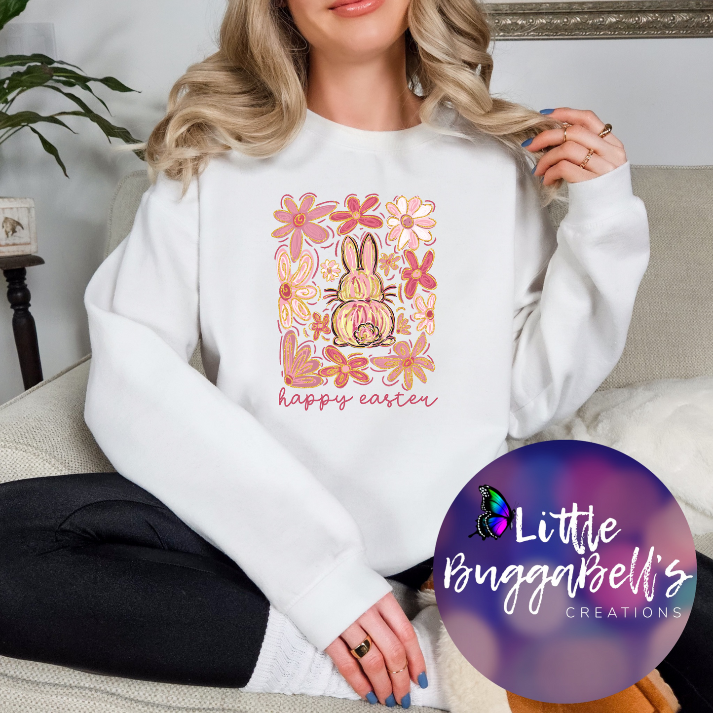 Bunny Butt Easter Sweaters