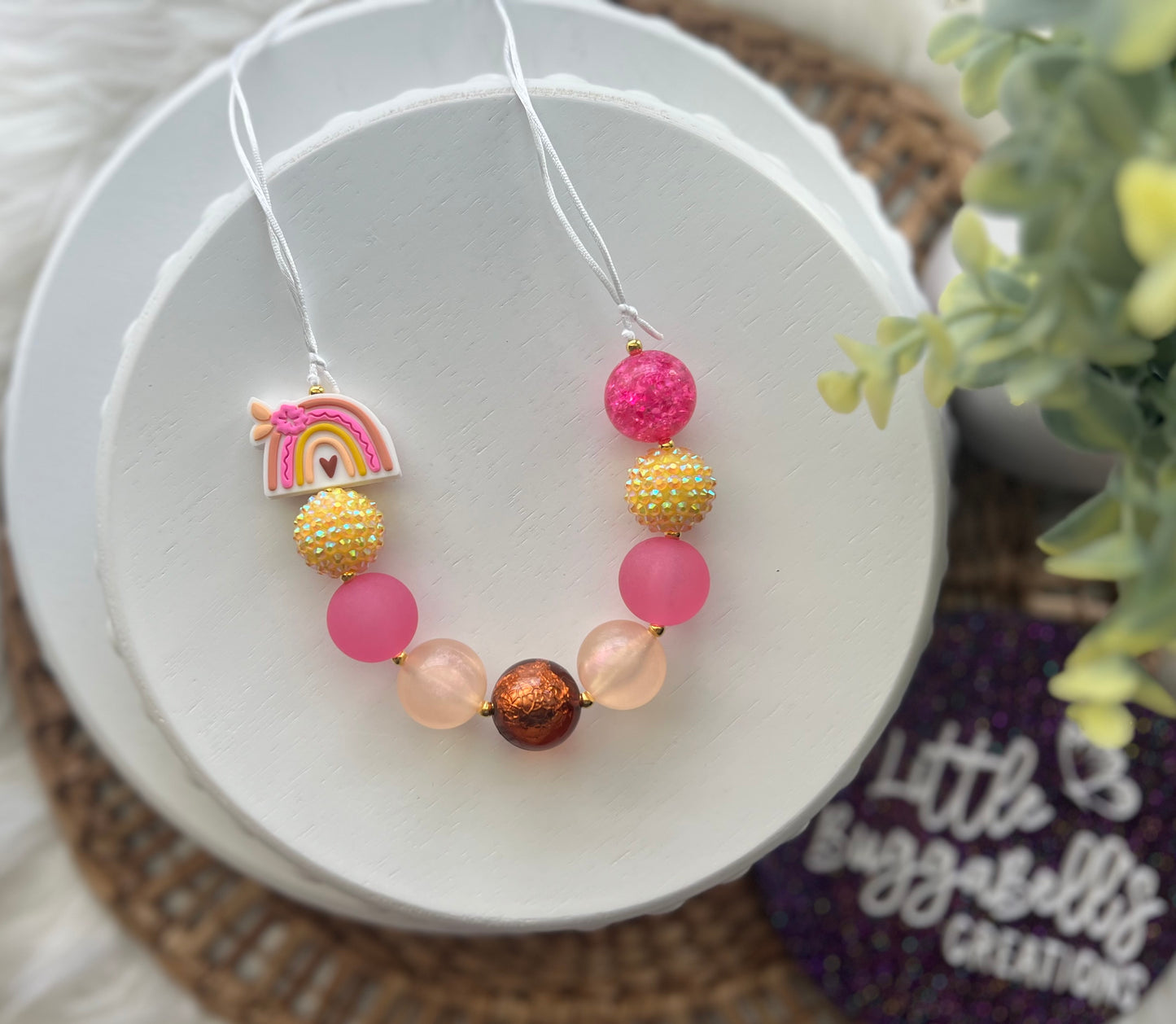 Hawaiian Sunrise Rainbow Necklace