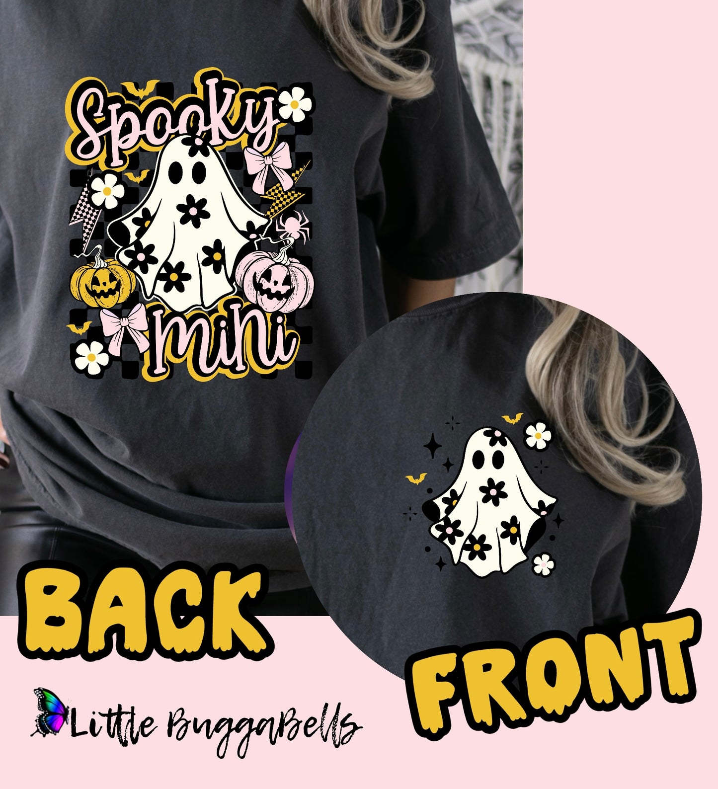 Spooky Mama and Mini Comfort Colors Tees