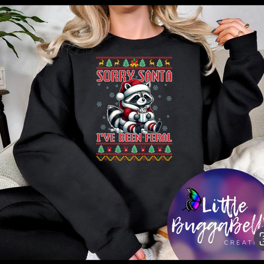 Santa I’m Feral Sweater