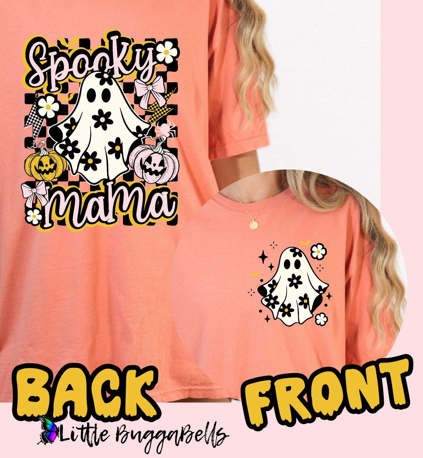 Spooky Mama and Mini Comfort Colors Tees